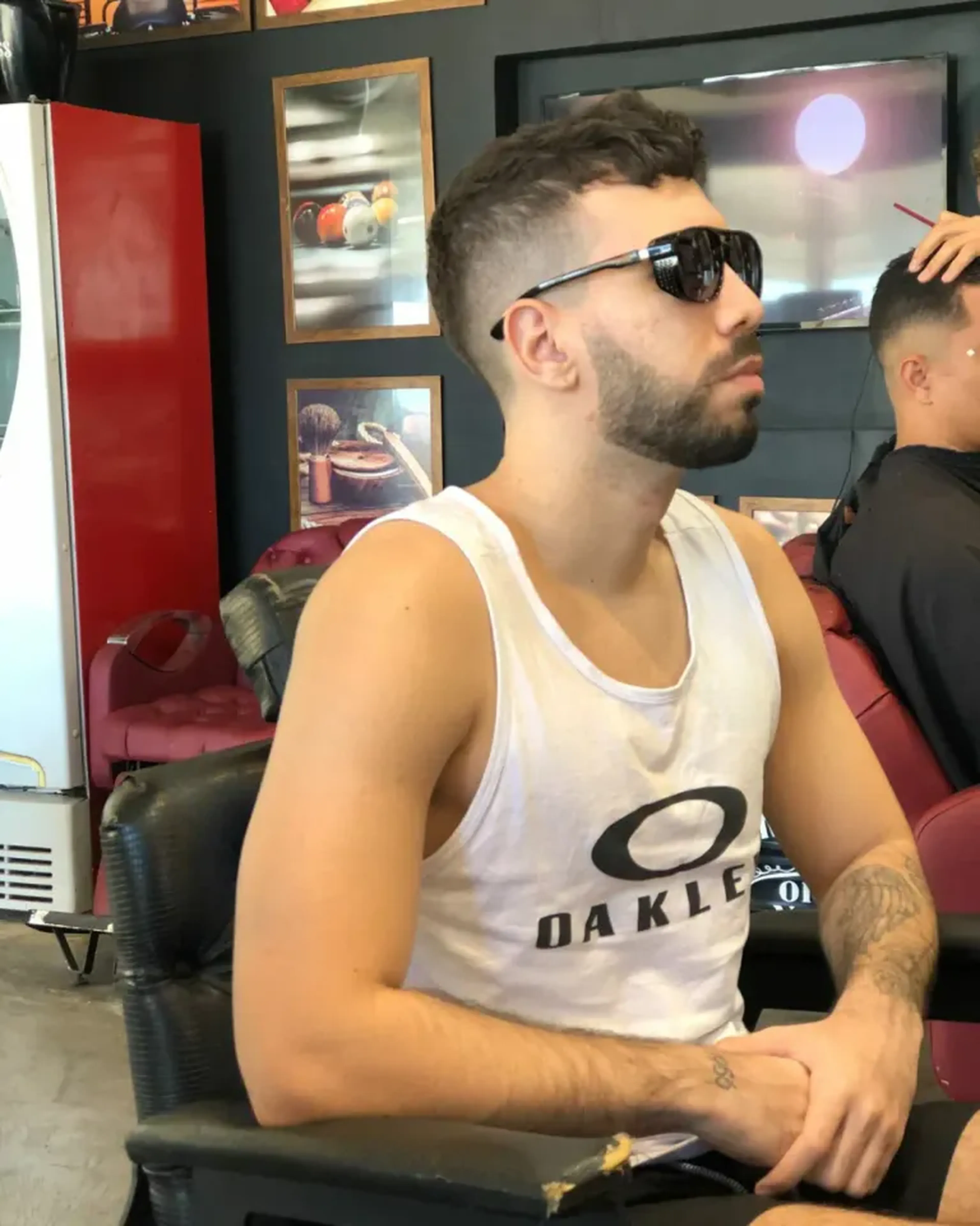Corte cabelo: casal imagem