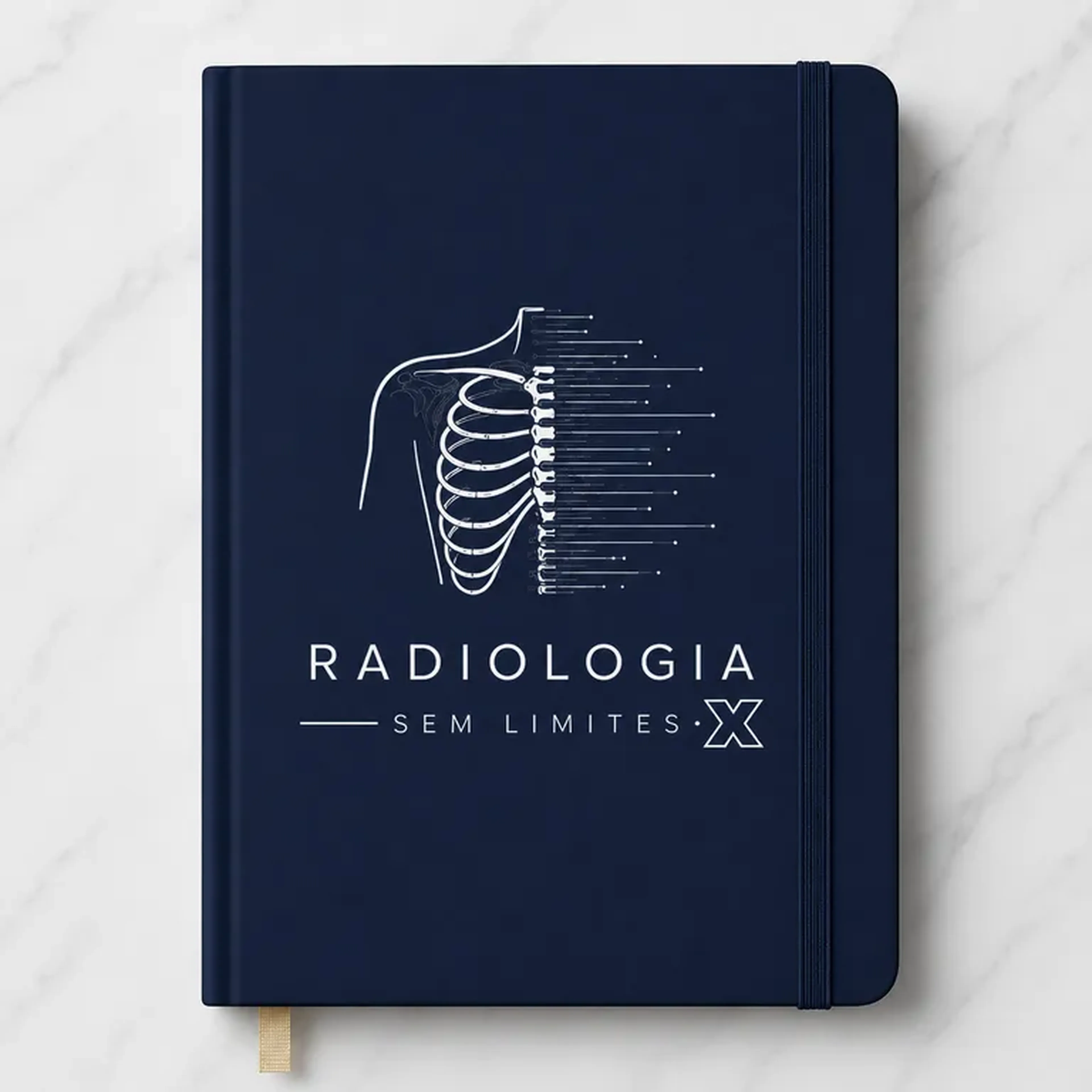 Caderno de Anotações Azul Marinho imagem
