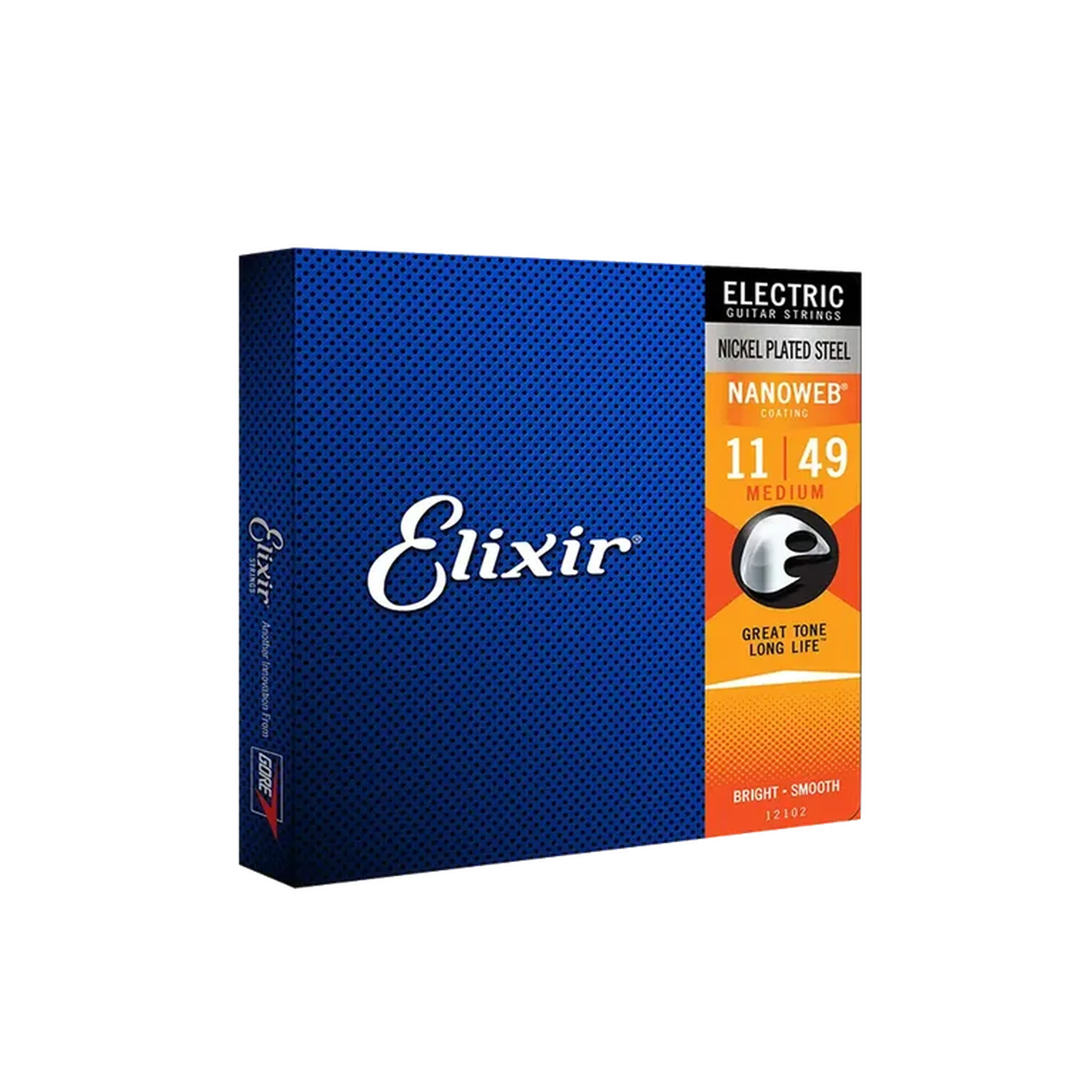 Encordoamento Elixir Nanoweb 011 Medium para Guitarra imagem