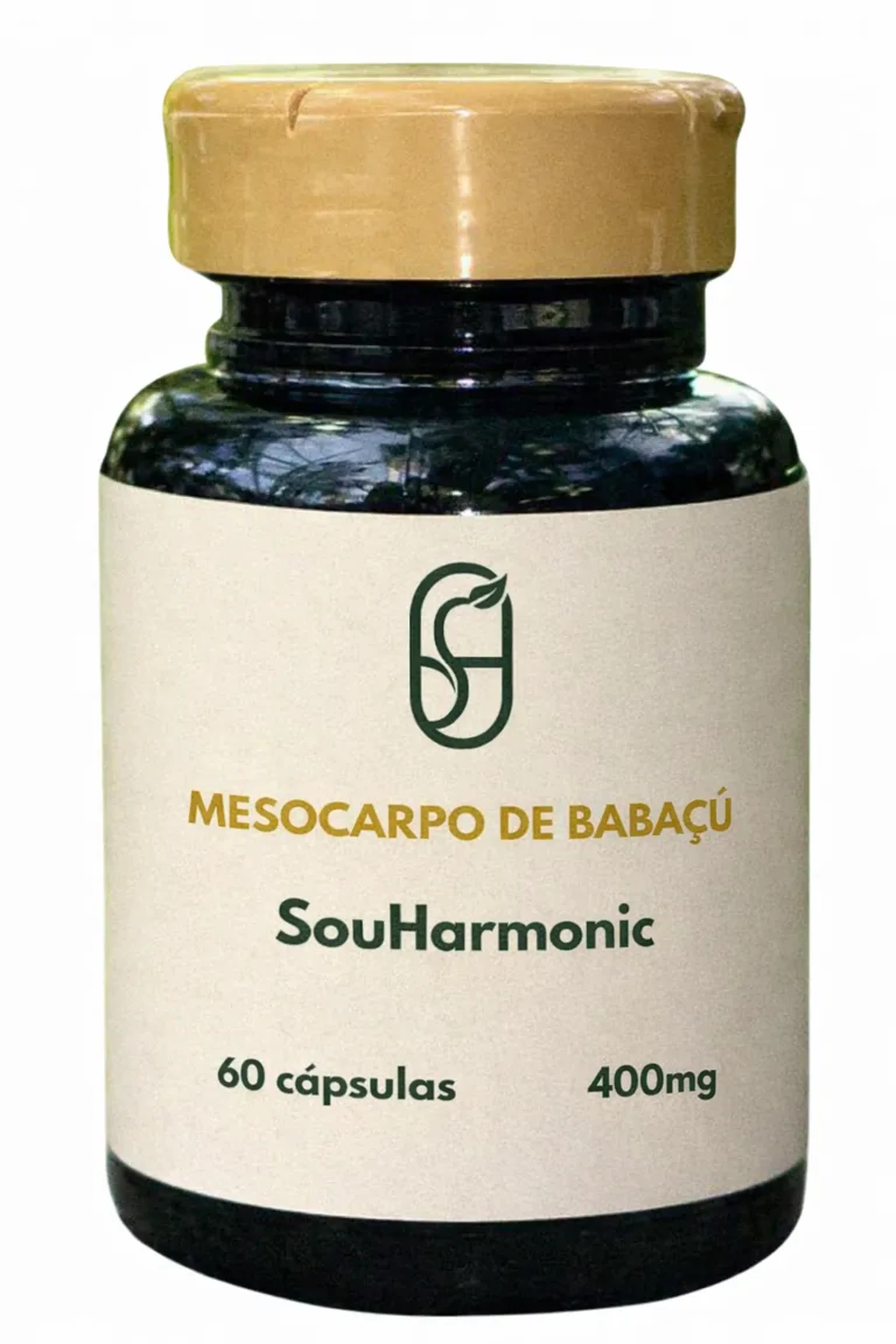 BABAÇÚ EM PÓ - POTE COM 60 UNIDADES DE 400MG imagem