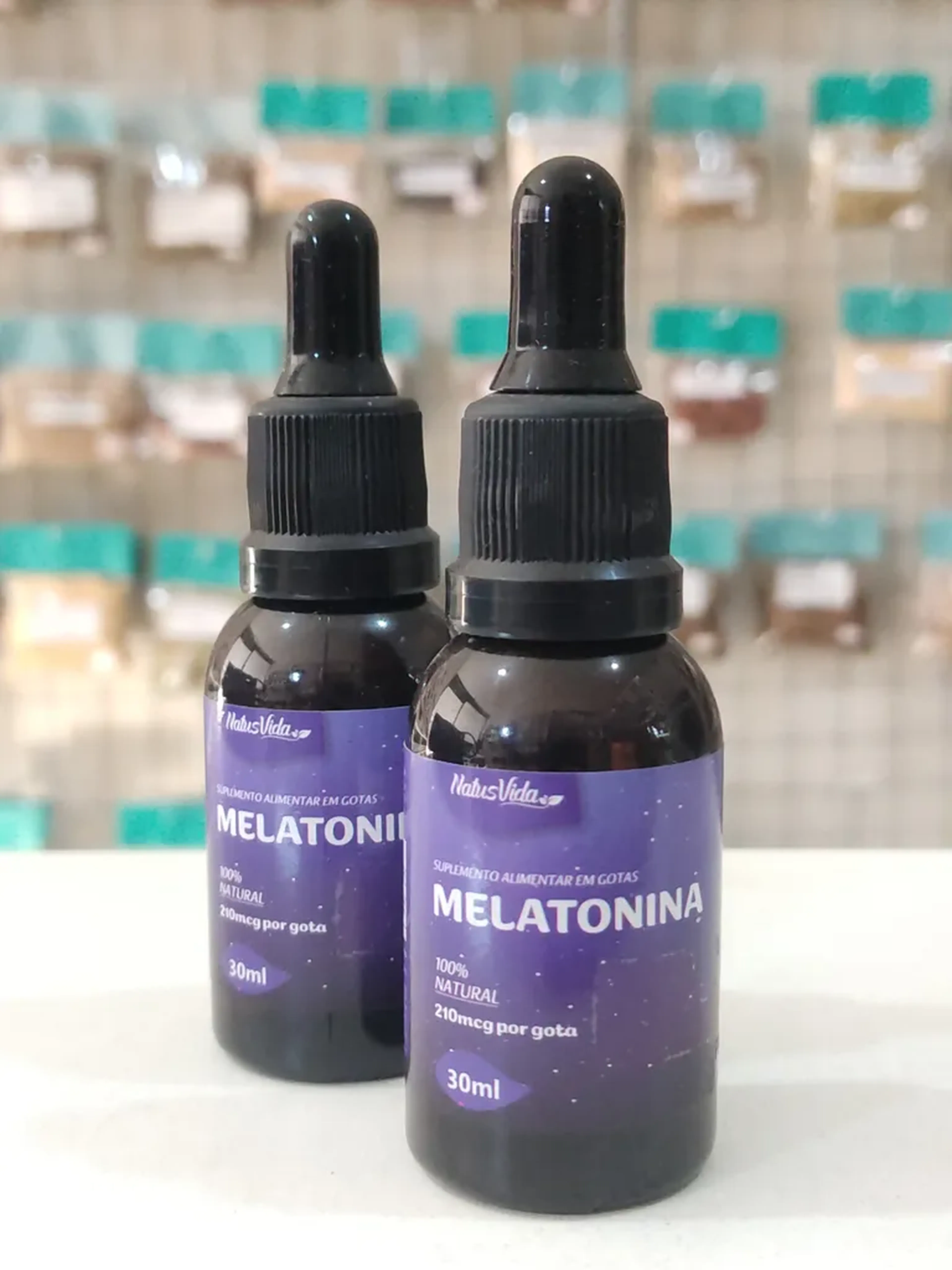 Melatonina em gotas imagem