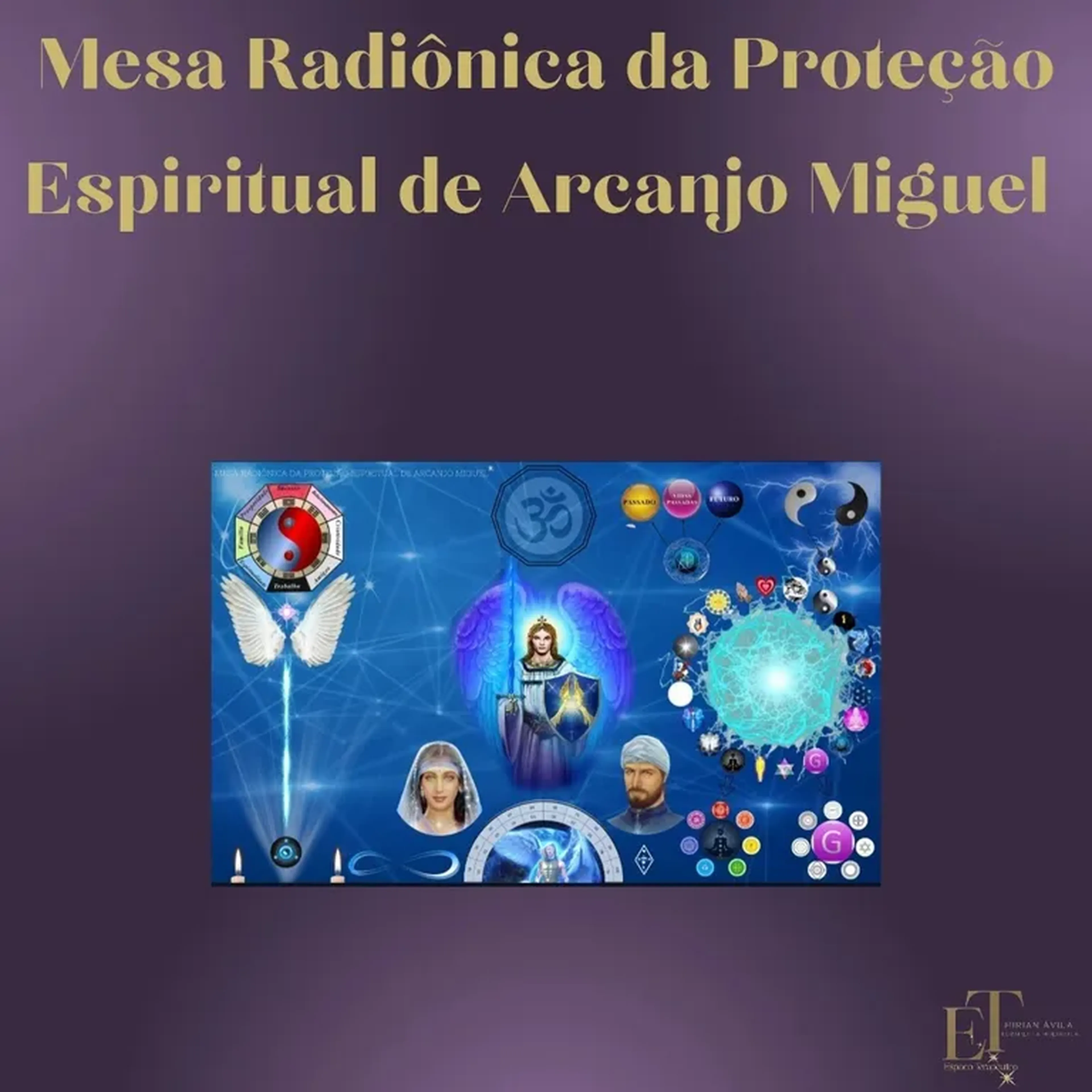 Mesa Radiônica da Proteção Espiritual de Arcanjo Miguel imagem