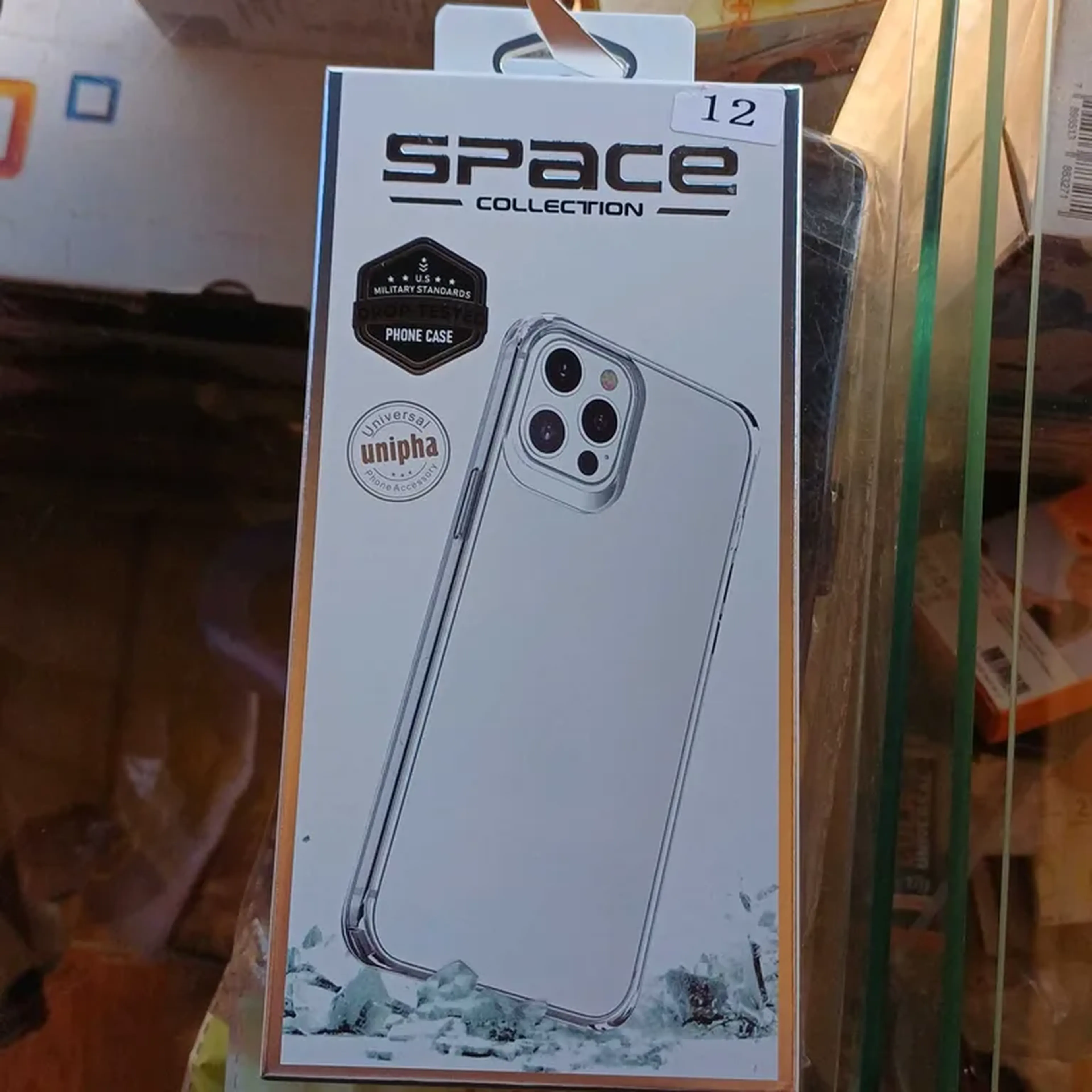 Capinha Para Iphone 12, 12 Pro, Silicone Transparente imagem