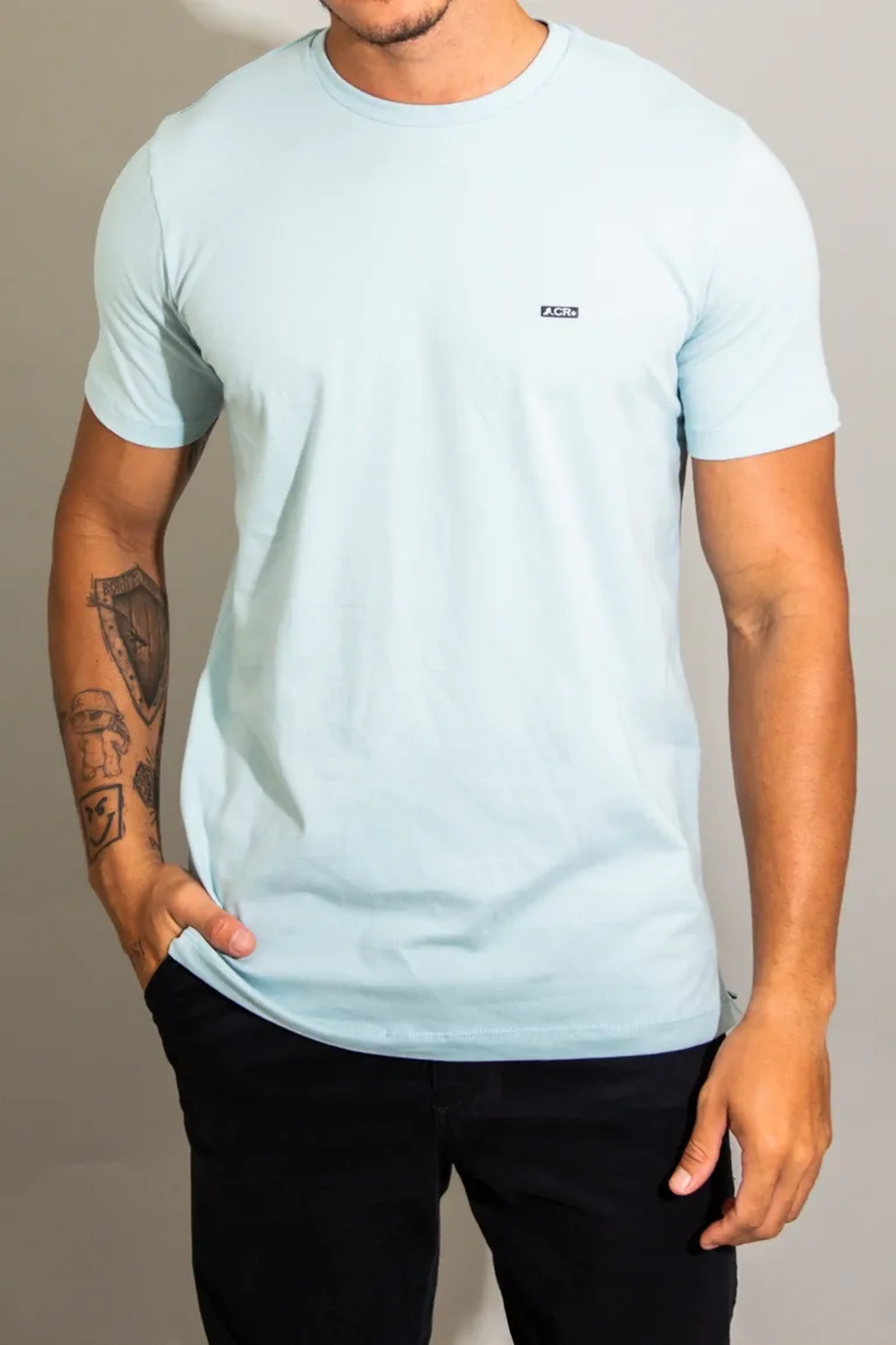 Camisa Azul Bebê imagem