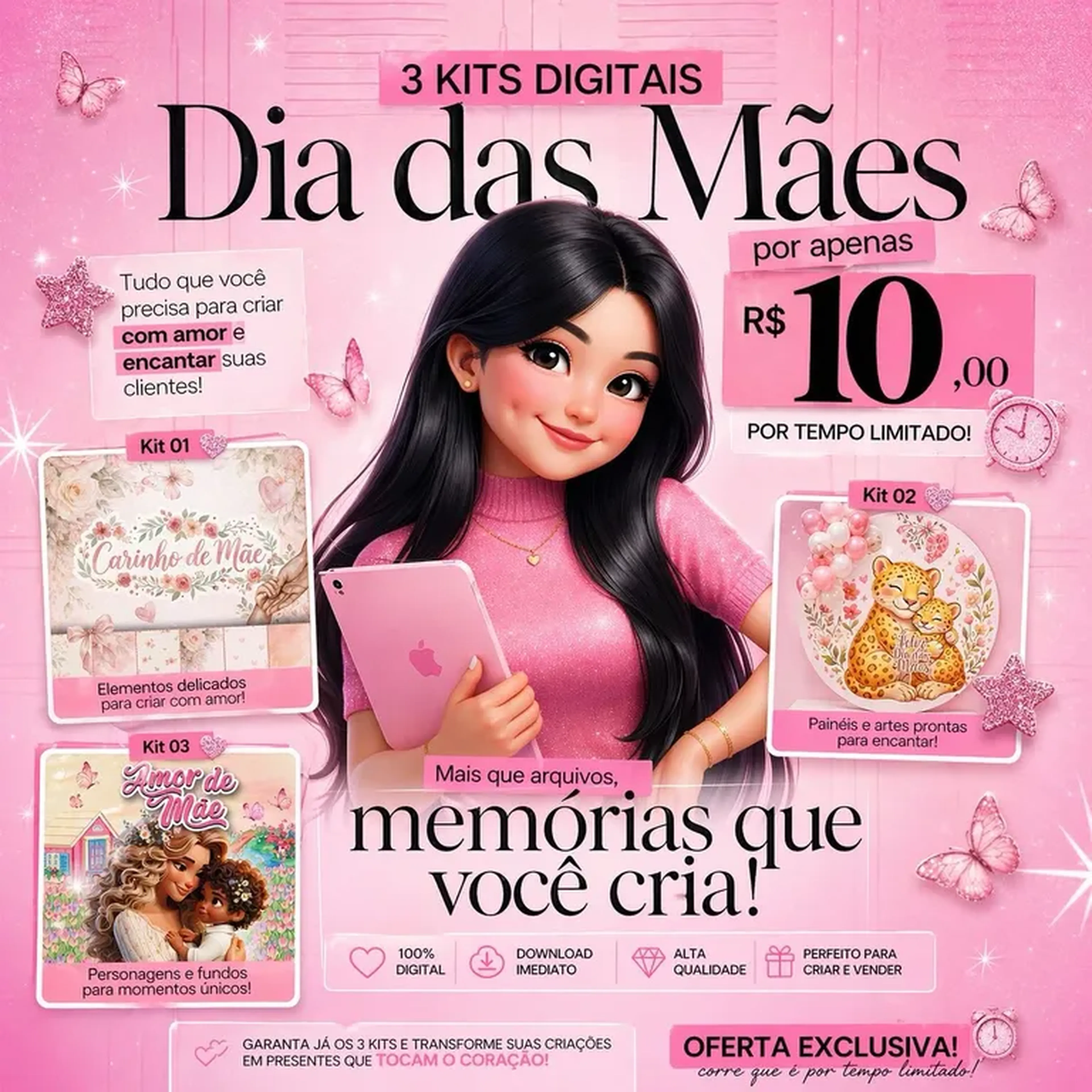 Combo Dia das Mães - 3 Kits imagem