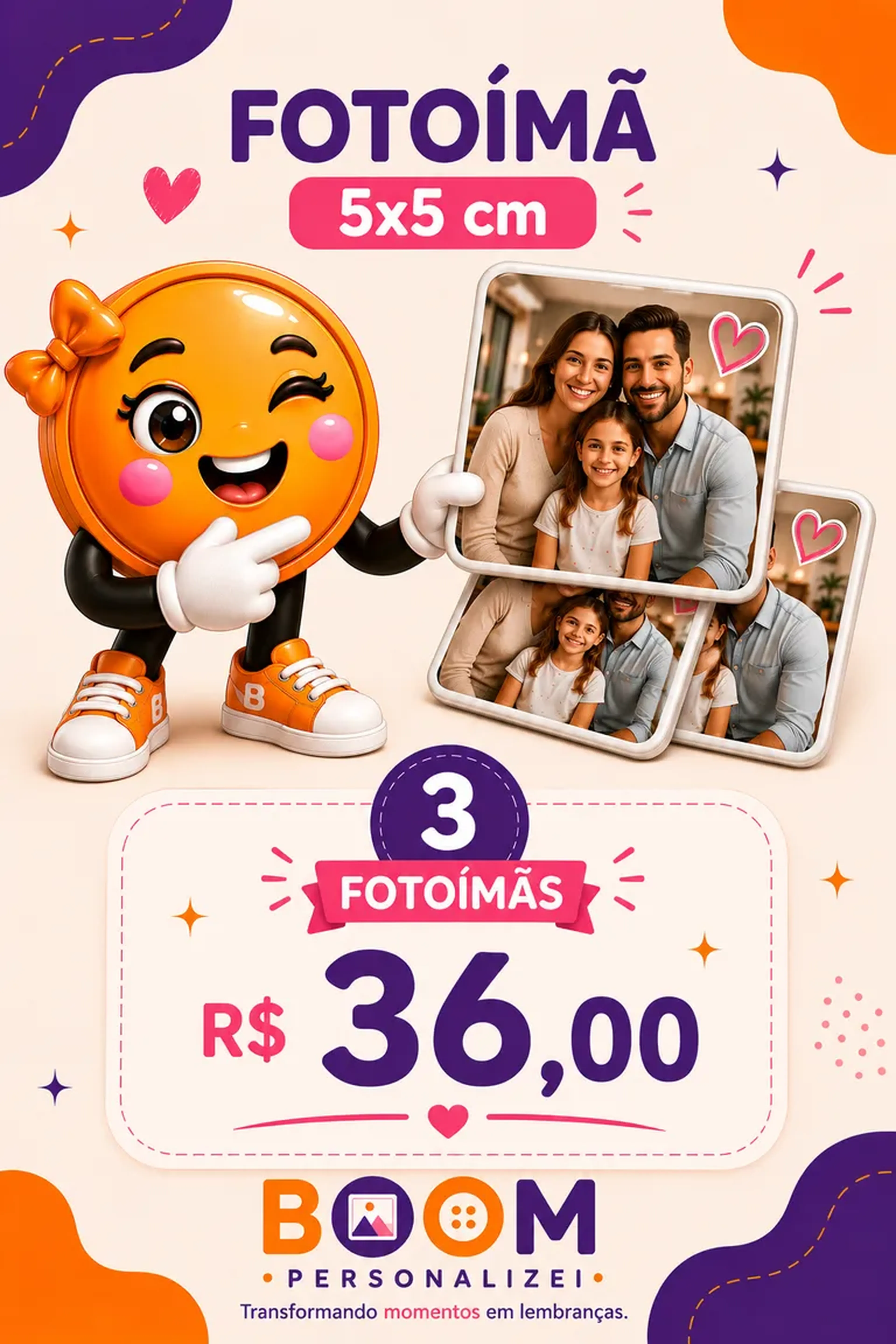 Fotoimã 3unidades imagem