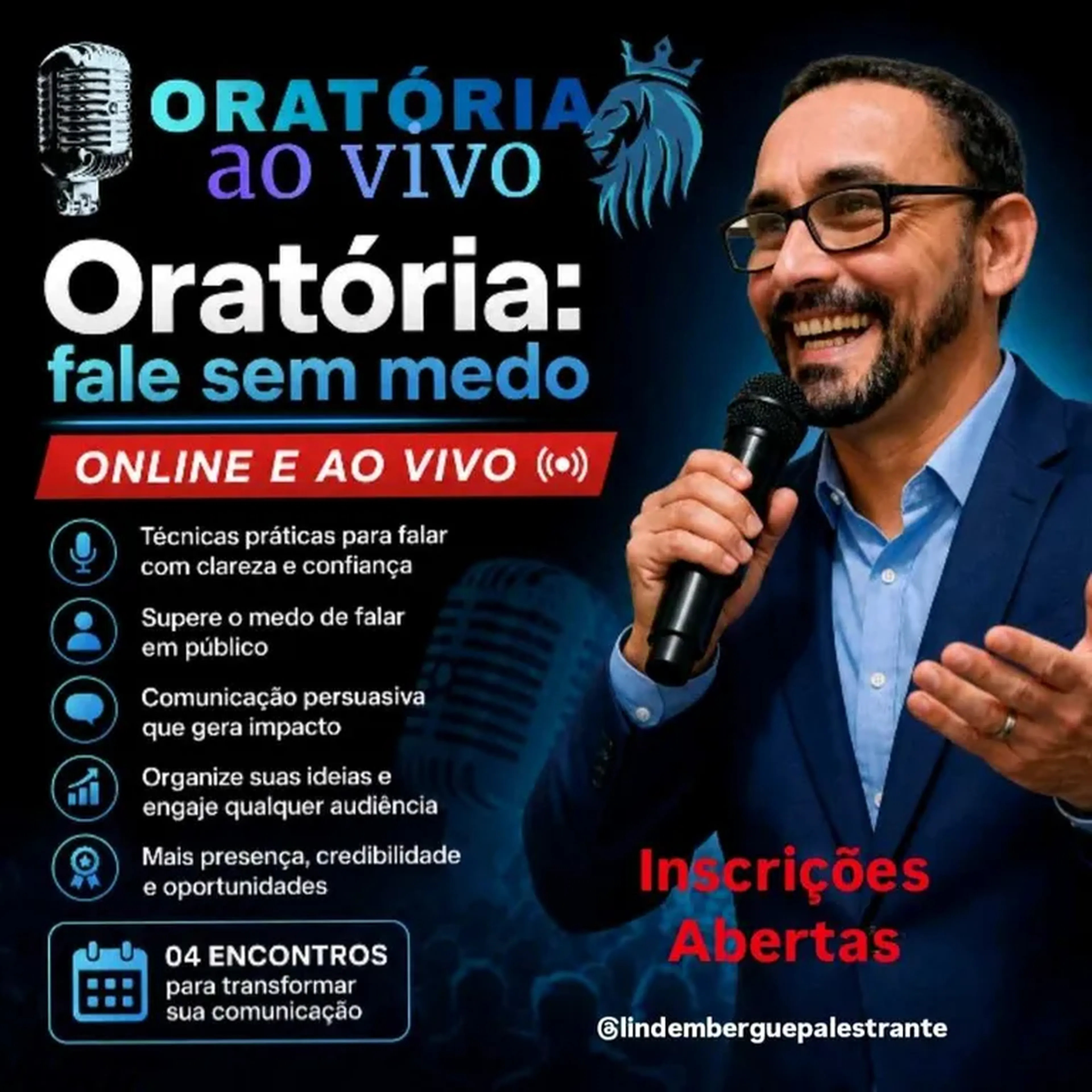 Online - ORATÓRIA: fale sem medo. imagem