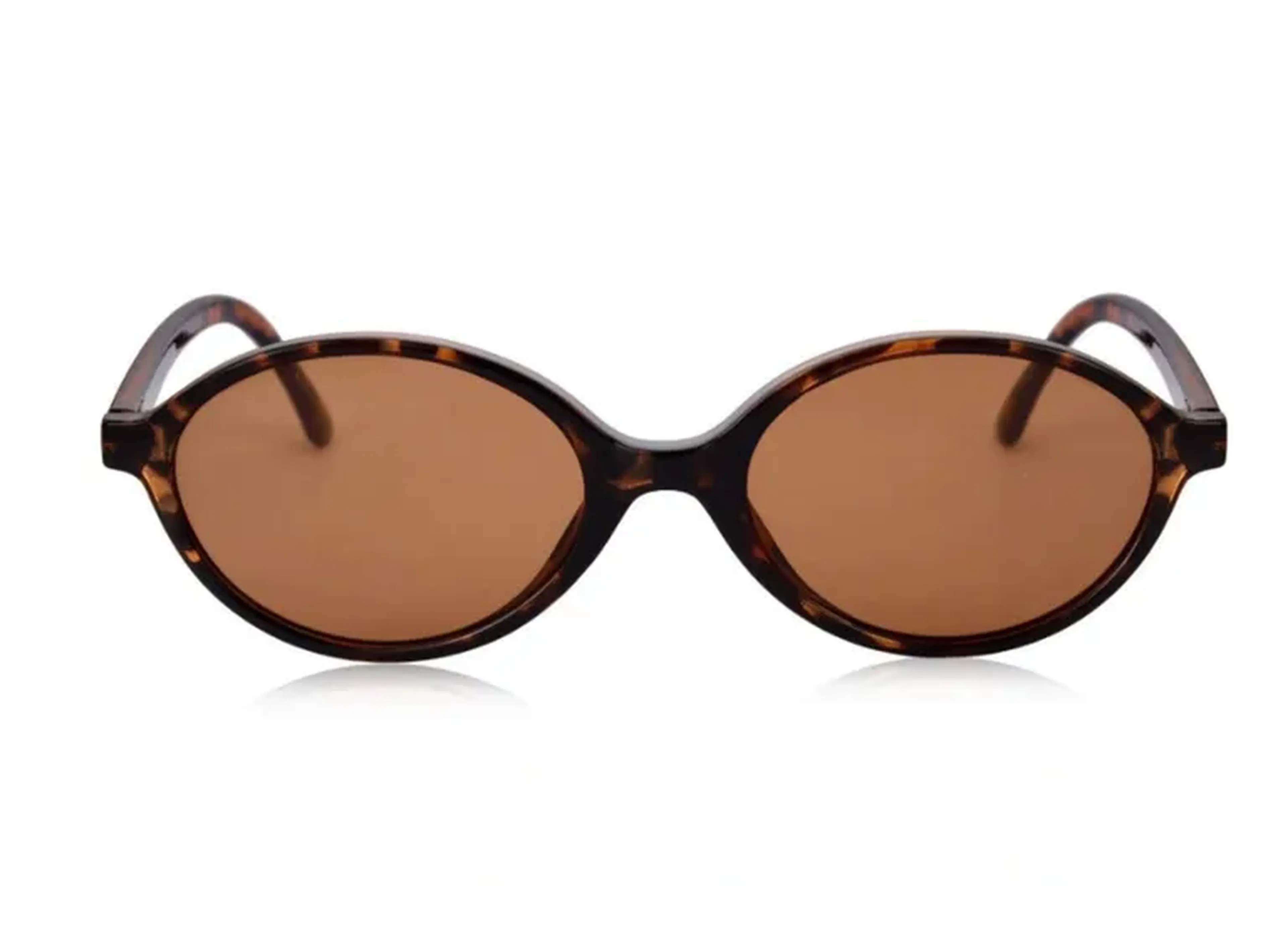 Óculos de Sol Feminino Oval Siena Mini Tortoise Brown imagem