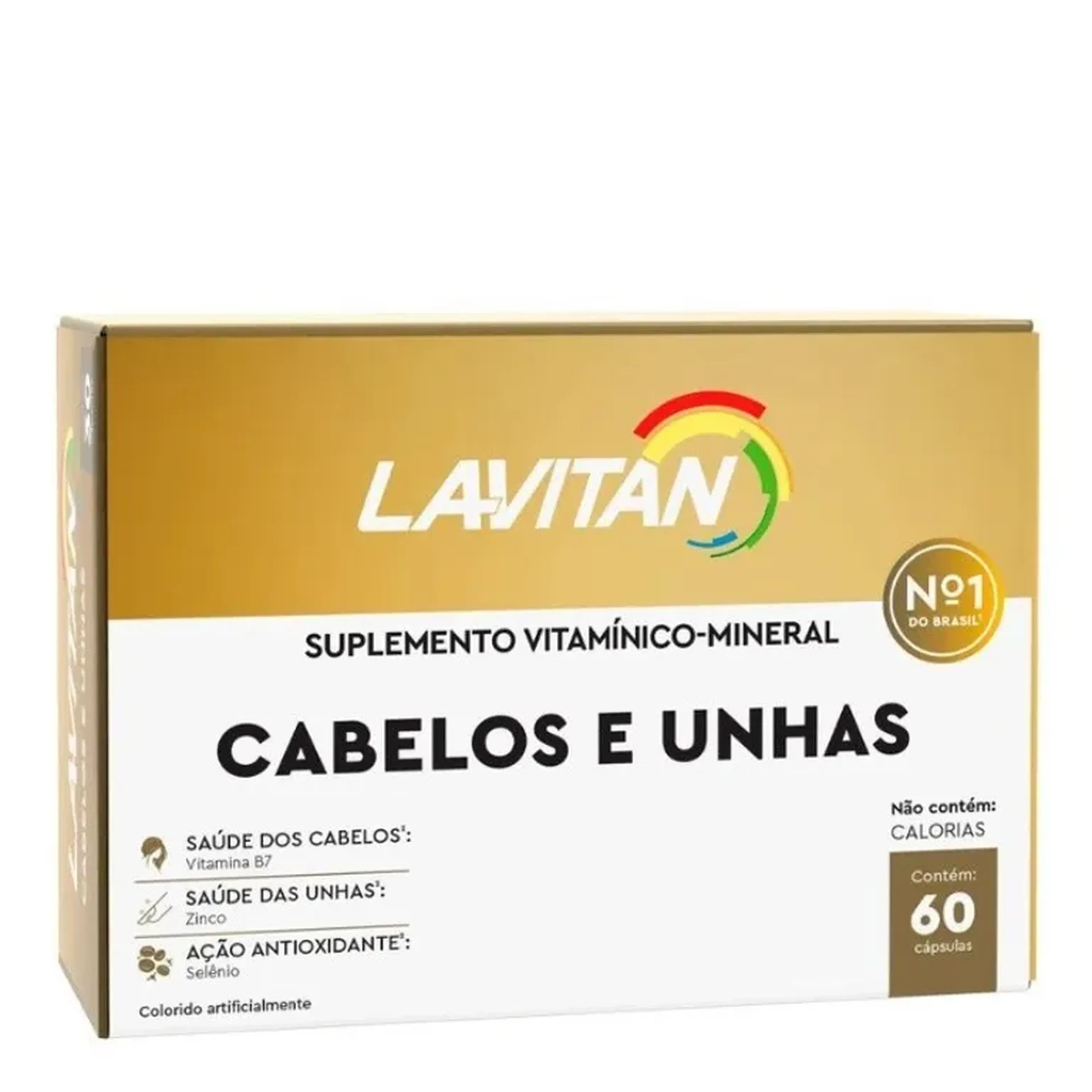 Lavitan Cabelos e Unhas c60 Cápsulas imagem