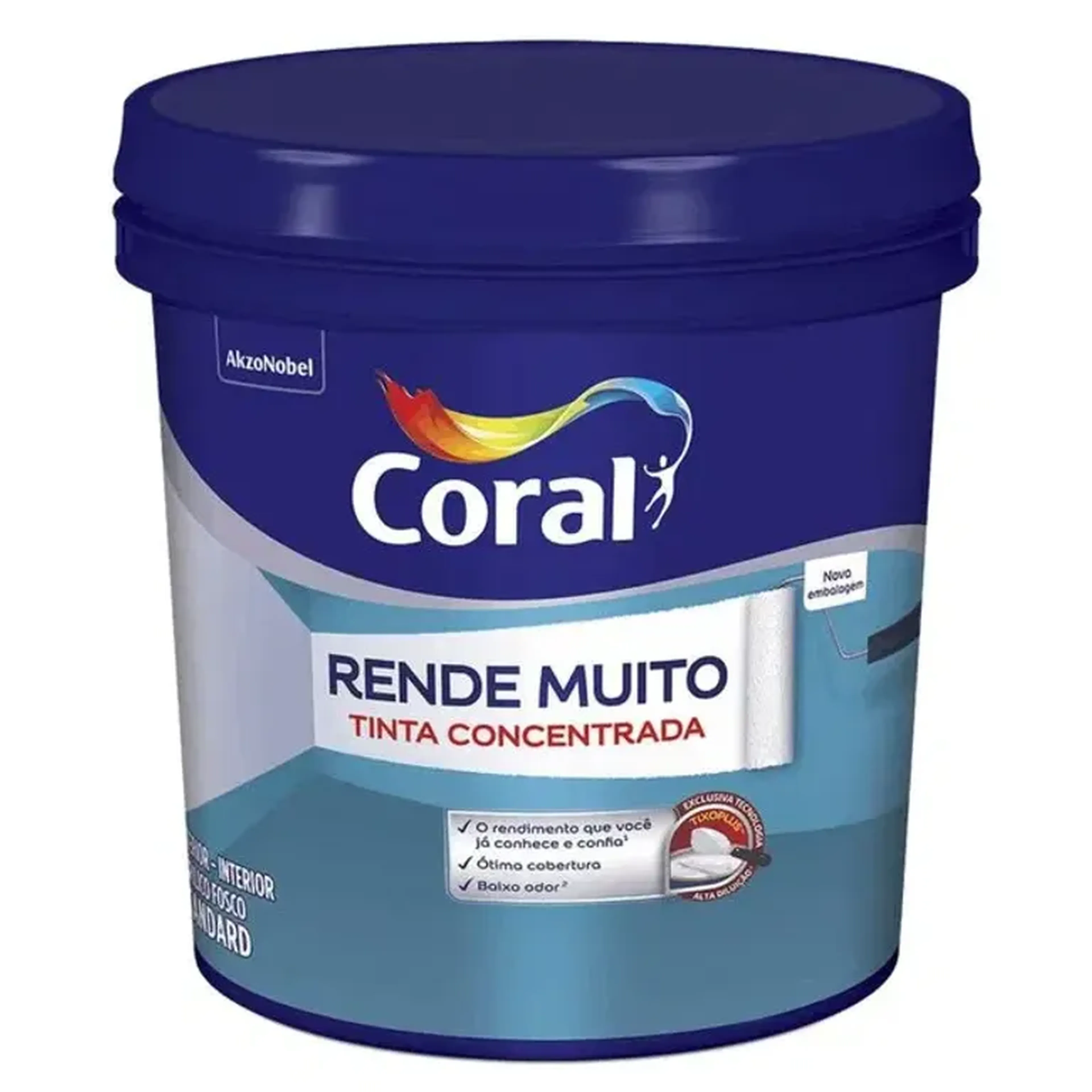 TINTA CORAL RENDE MUITO BALDE PLASTICO 15L - BRANCO imagem