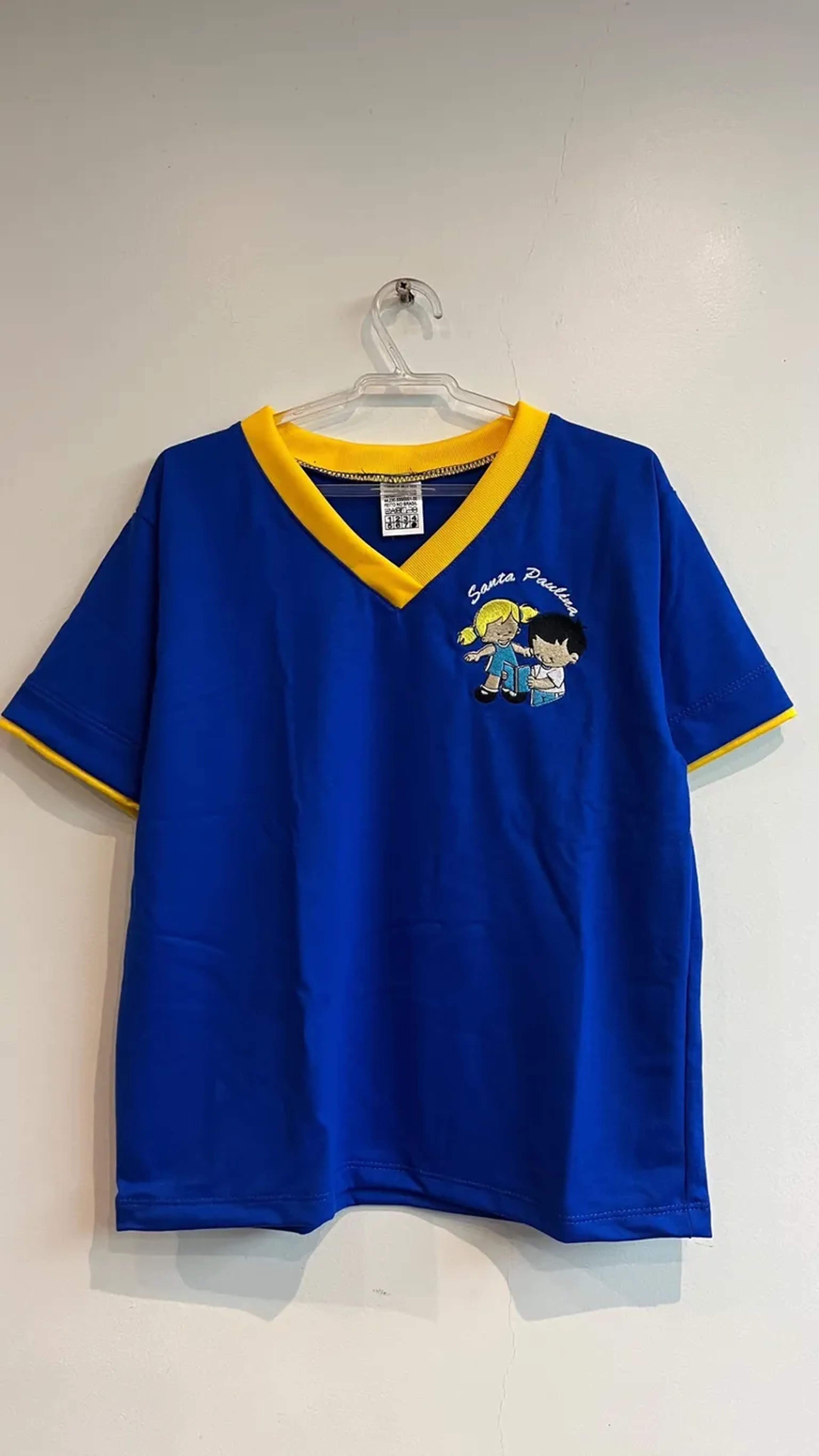 Camiseta Manga Curta gola V - santa paulina imagem
