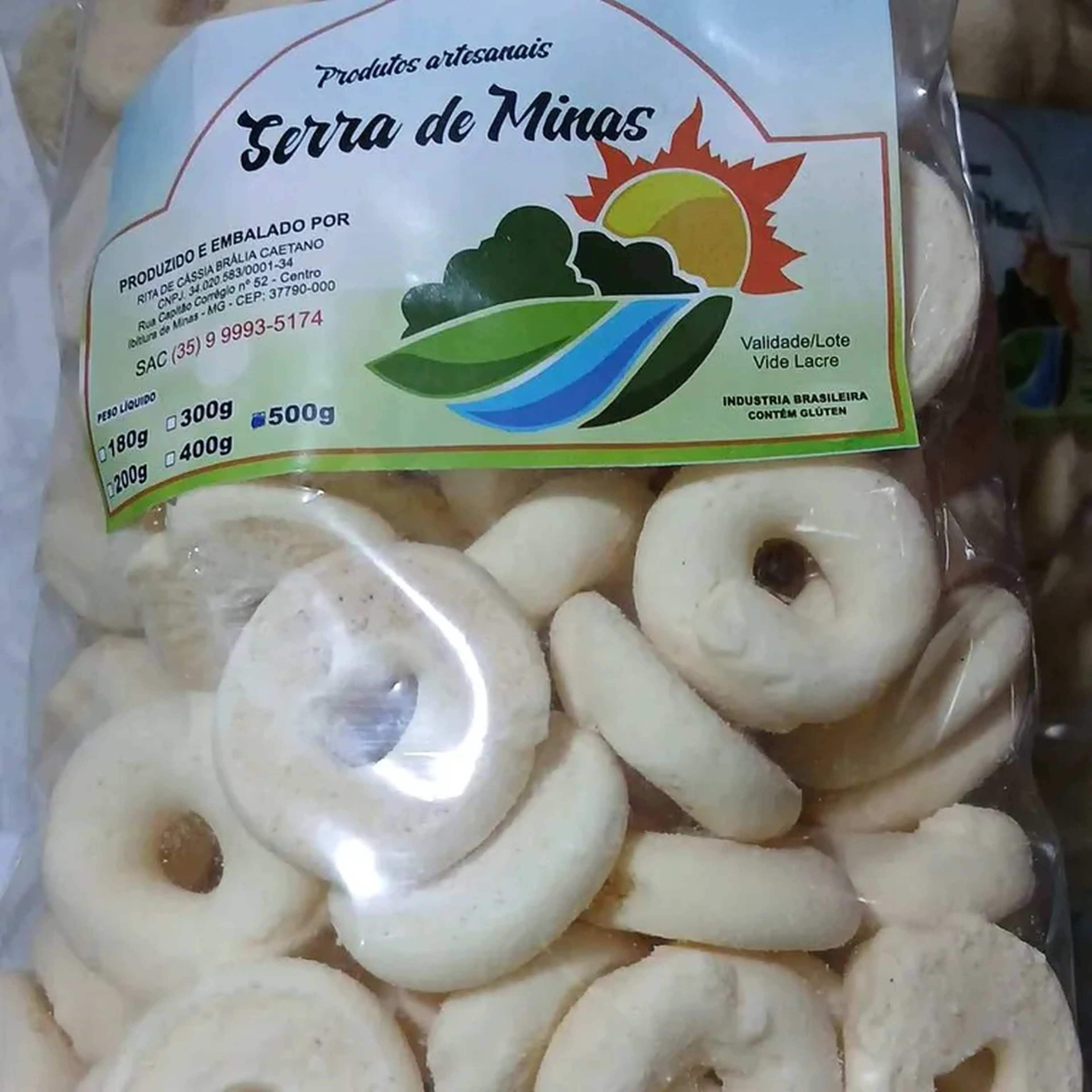 SEQUILHOS DE LEITE CONDENSADO 500G imagem