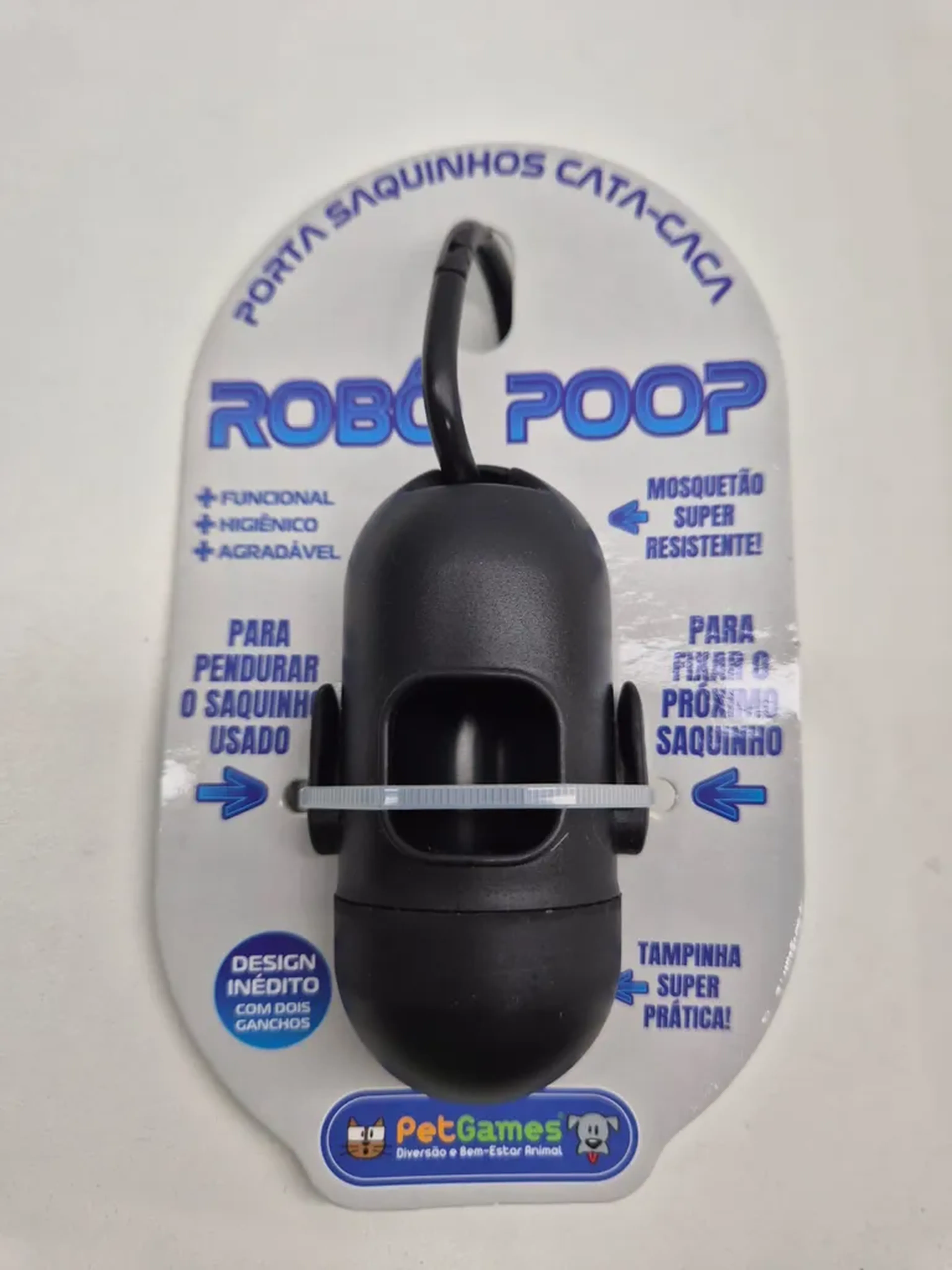 Porta Saquinho Cata Caca Robo Poop Para Cães Pet Games imagem