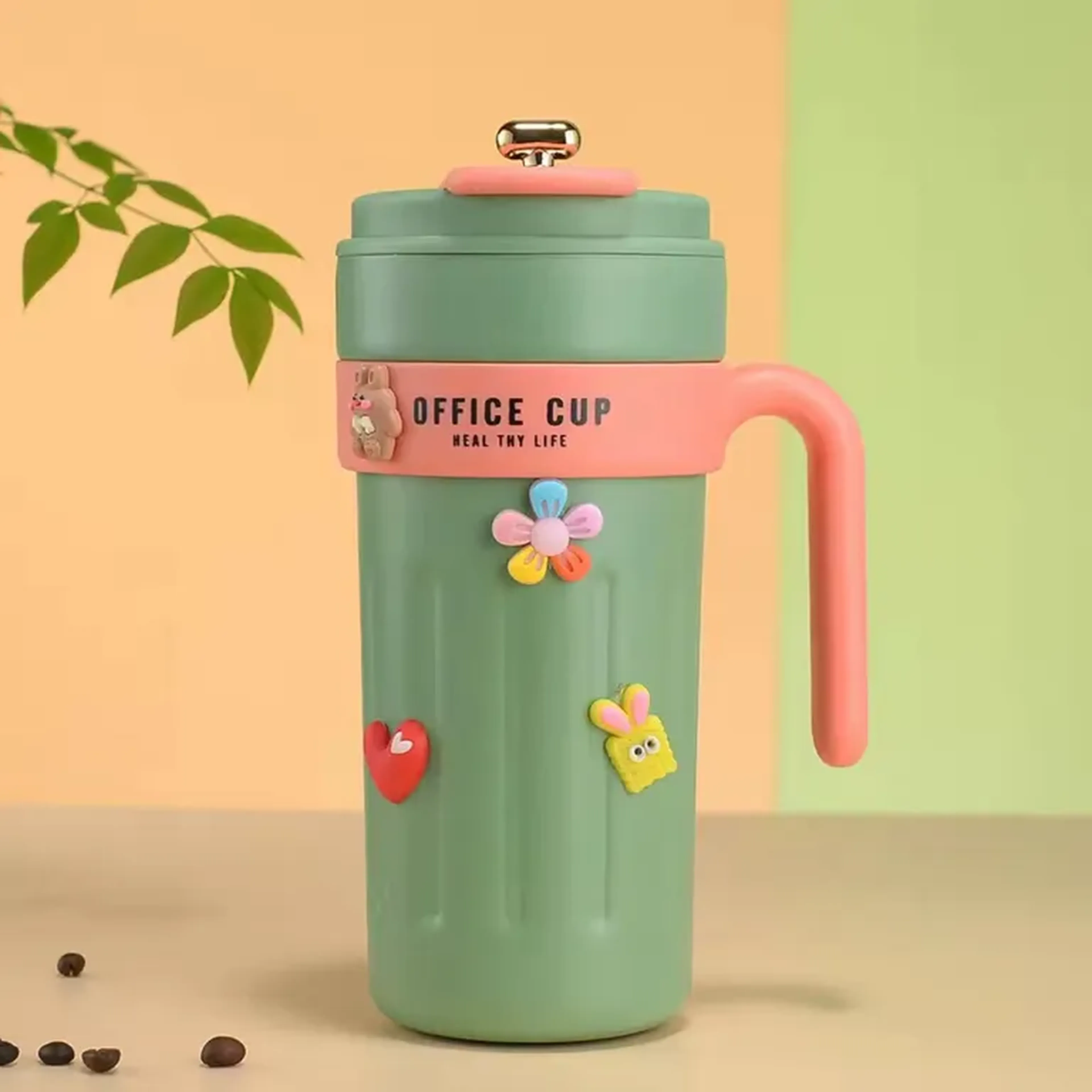 Copo Térmico Cute - Verde imagem