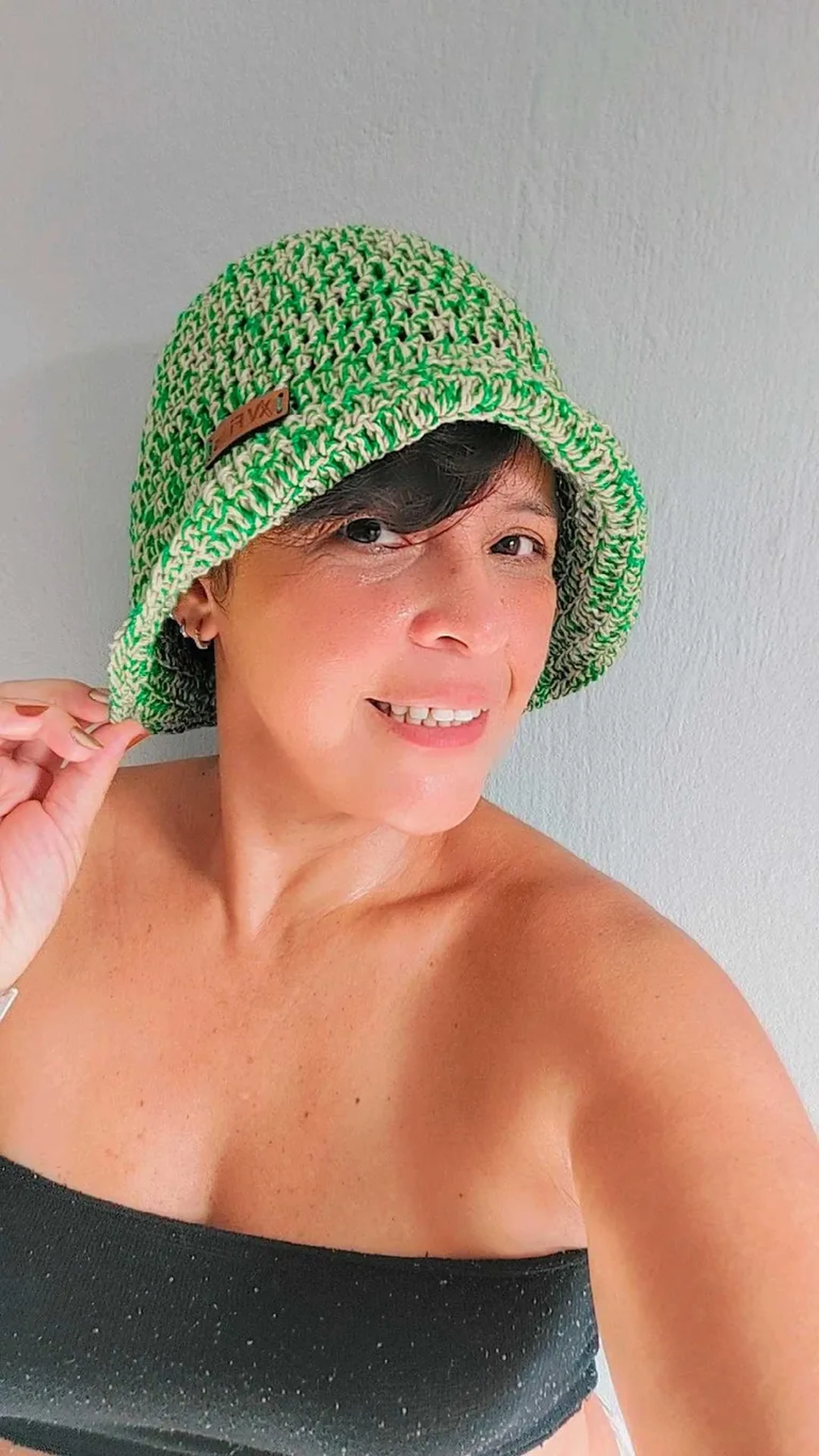 Bucket em Crochê imagem