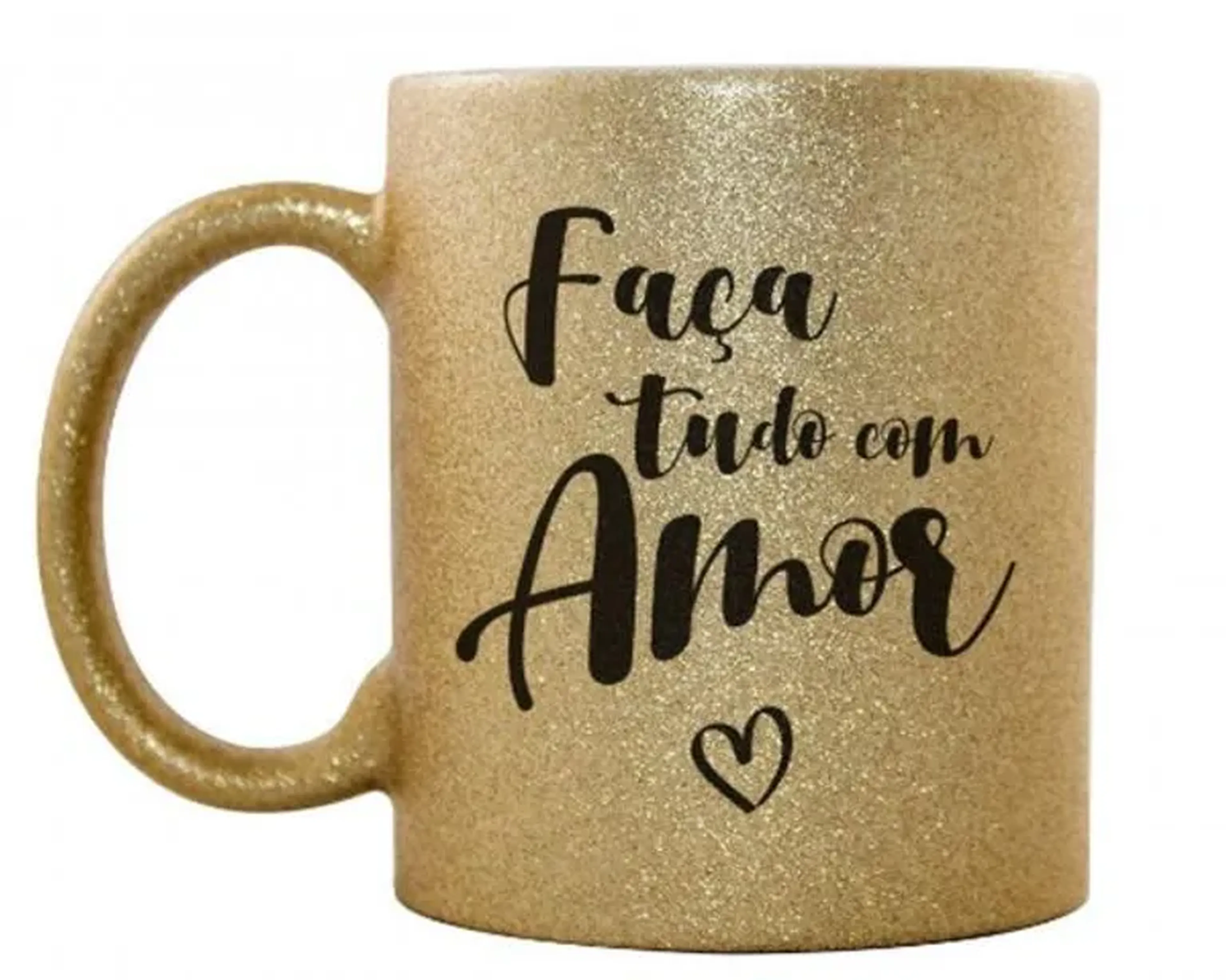 Caneca com Glitter Personalizada imagem