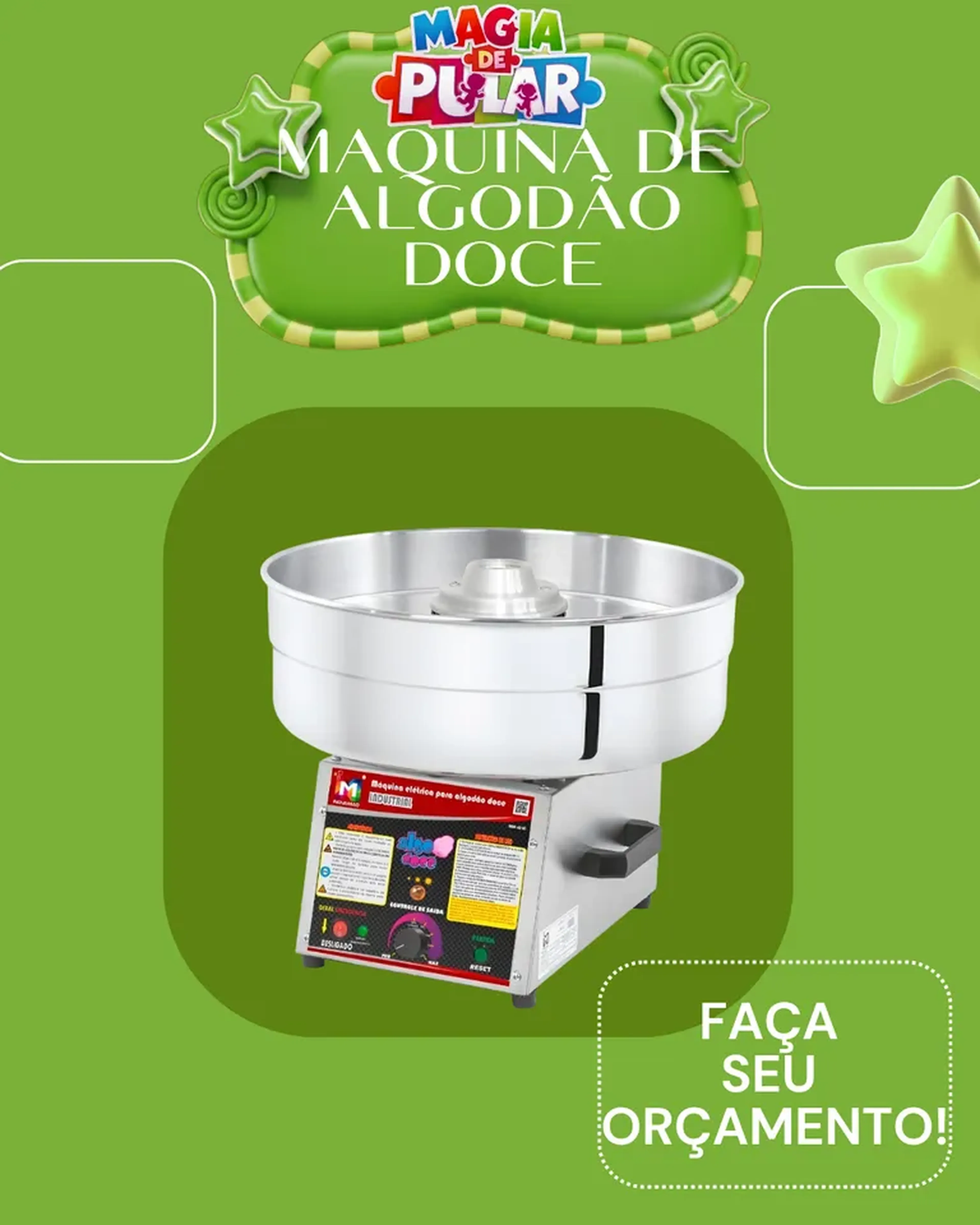 Máquina de algodão doce imagem
