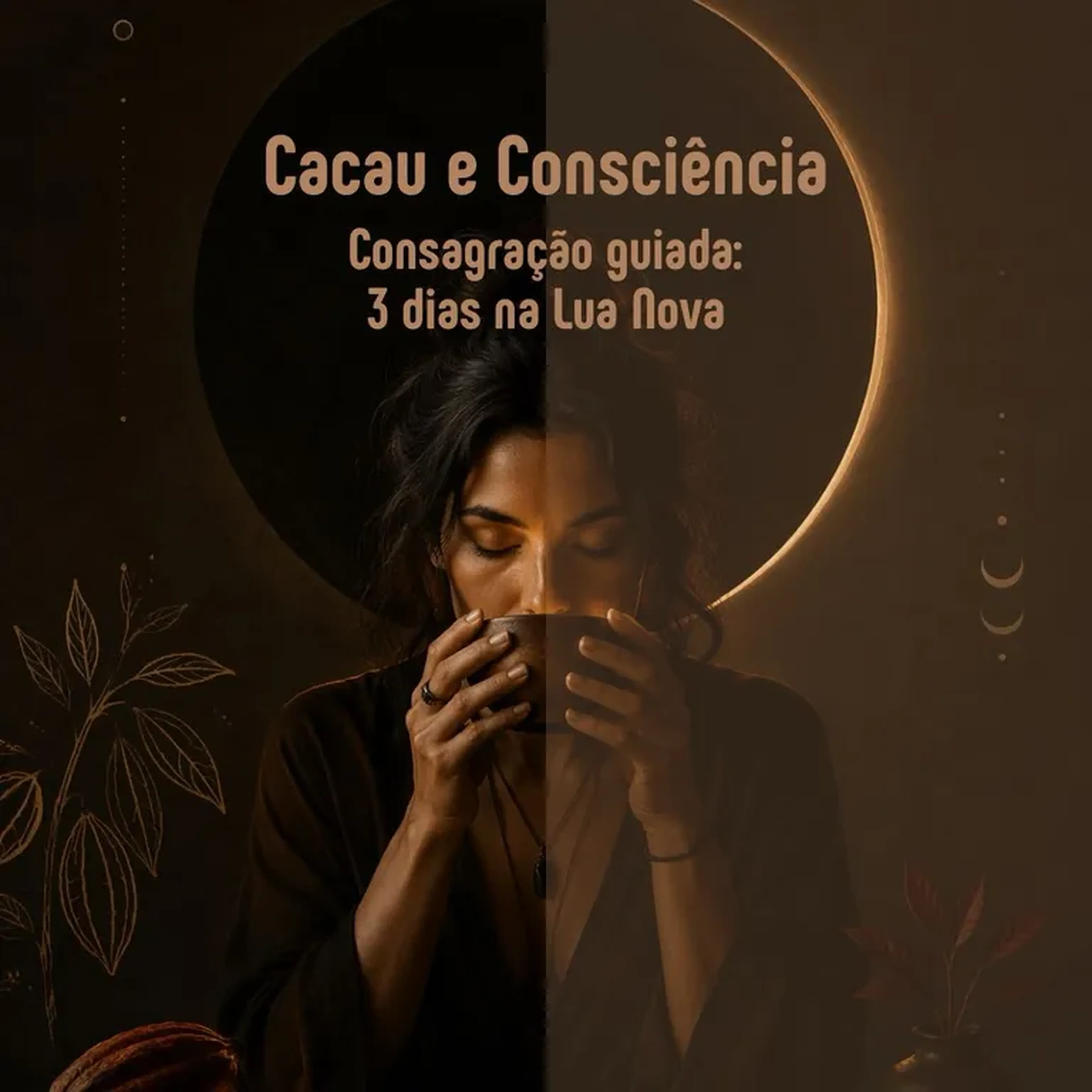 Cacau e Consciência: 3 dias Lua Nova imagem
