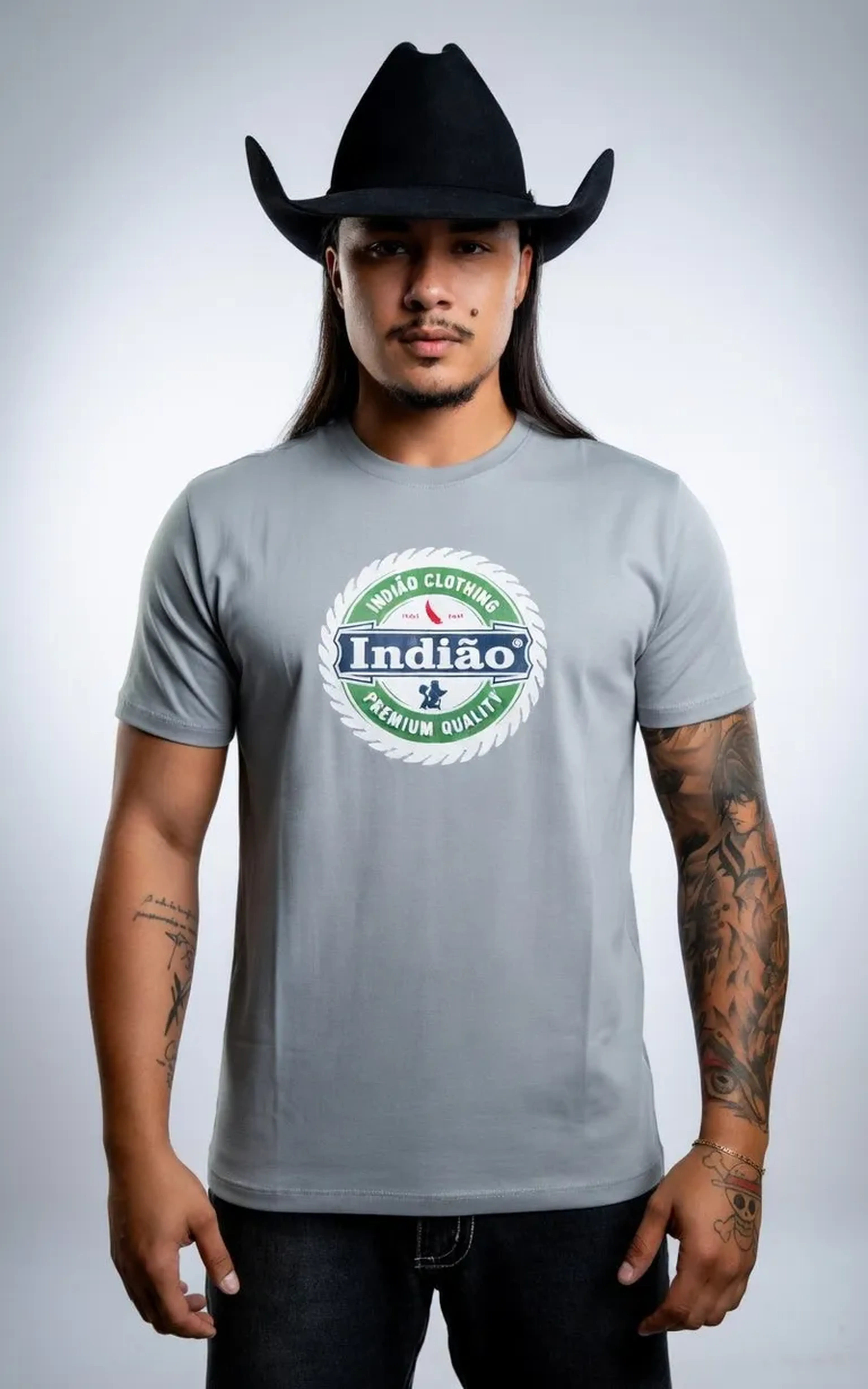 Camiseta Unissex Algodao Pima com Elastano - Indiao Premium imagem