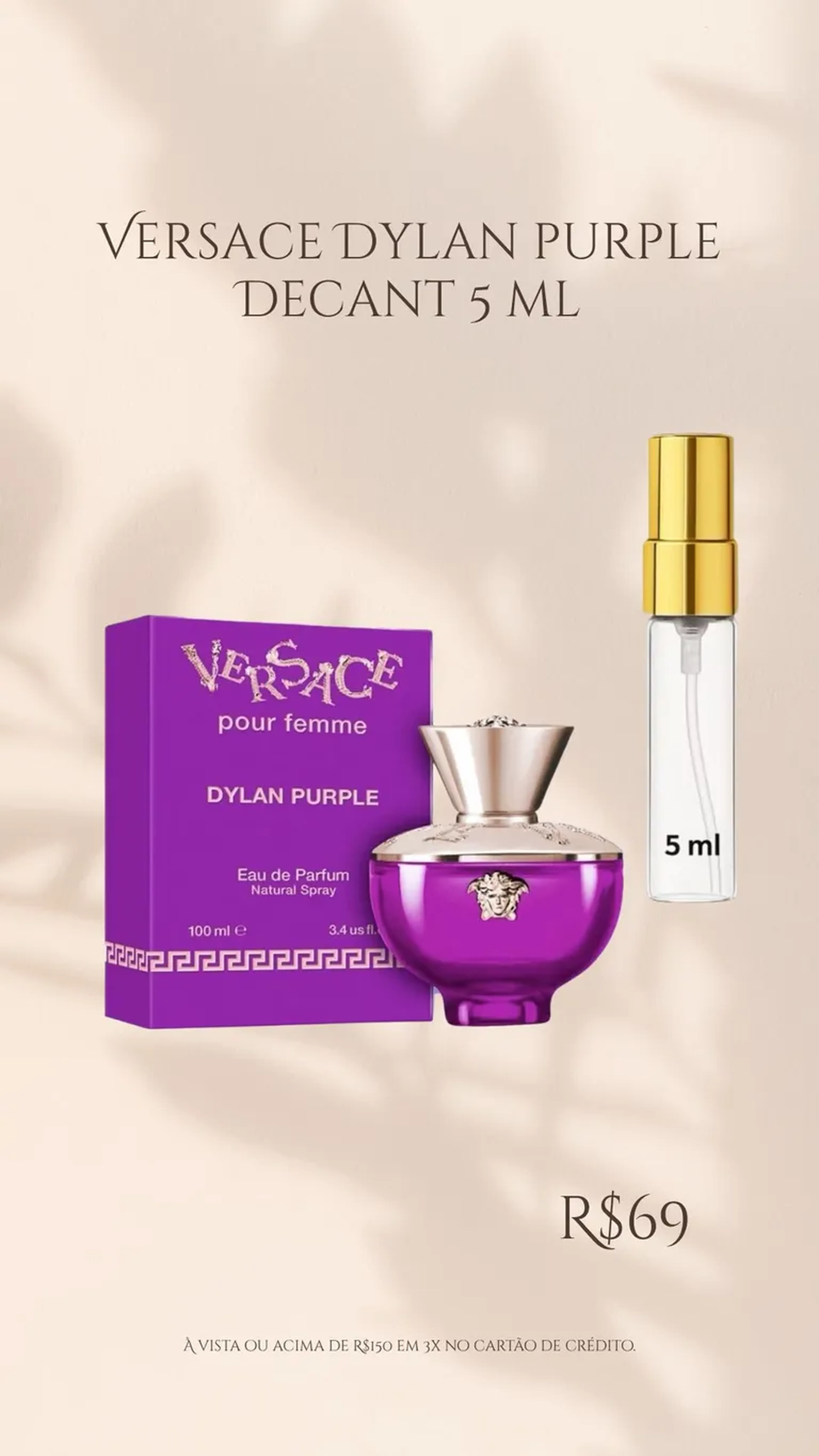 Versace Dylan Purple Decant 5 ml imagem