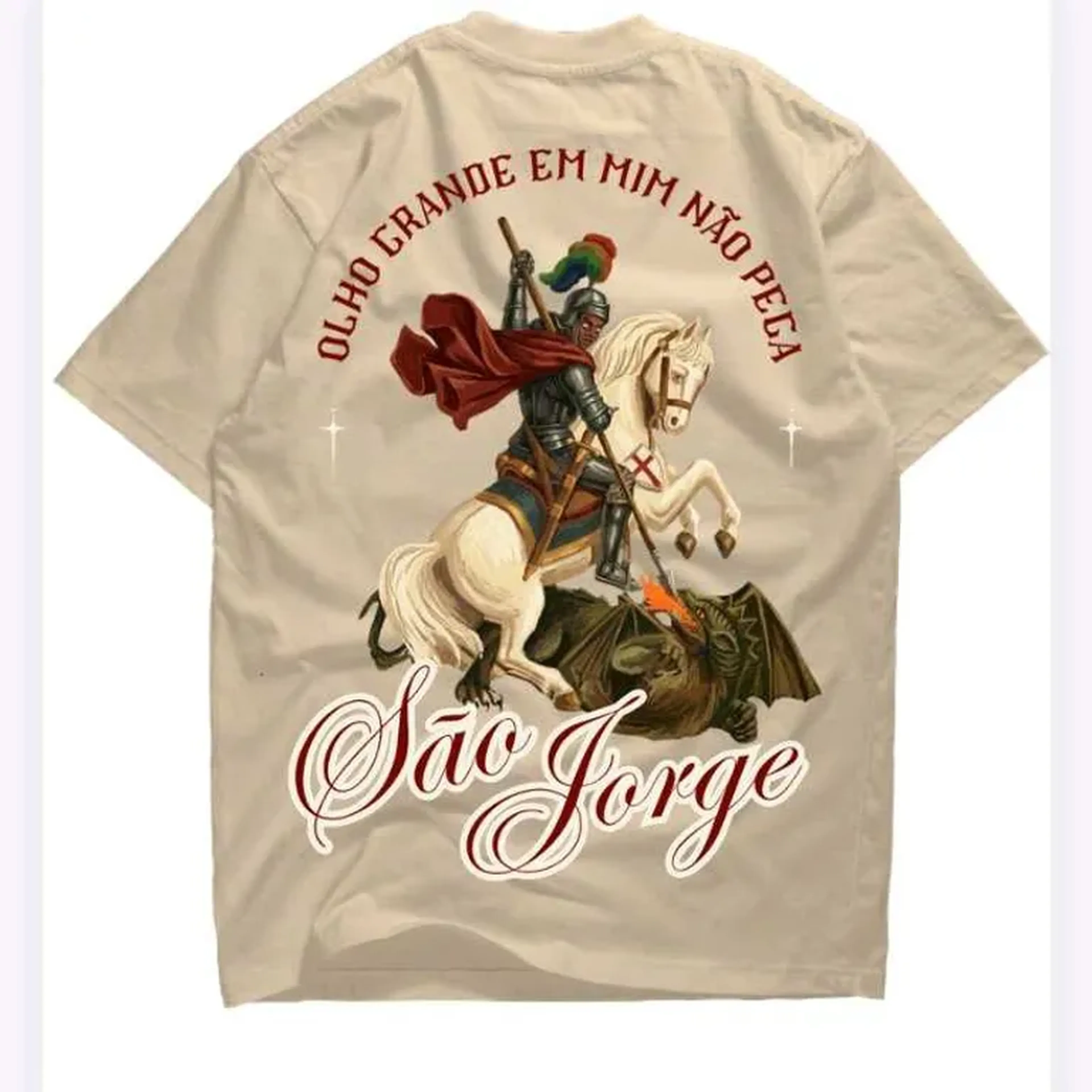 LEGIÃO DE JORGE - Bege ( oversized e tradicional) imagem