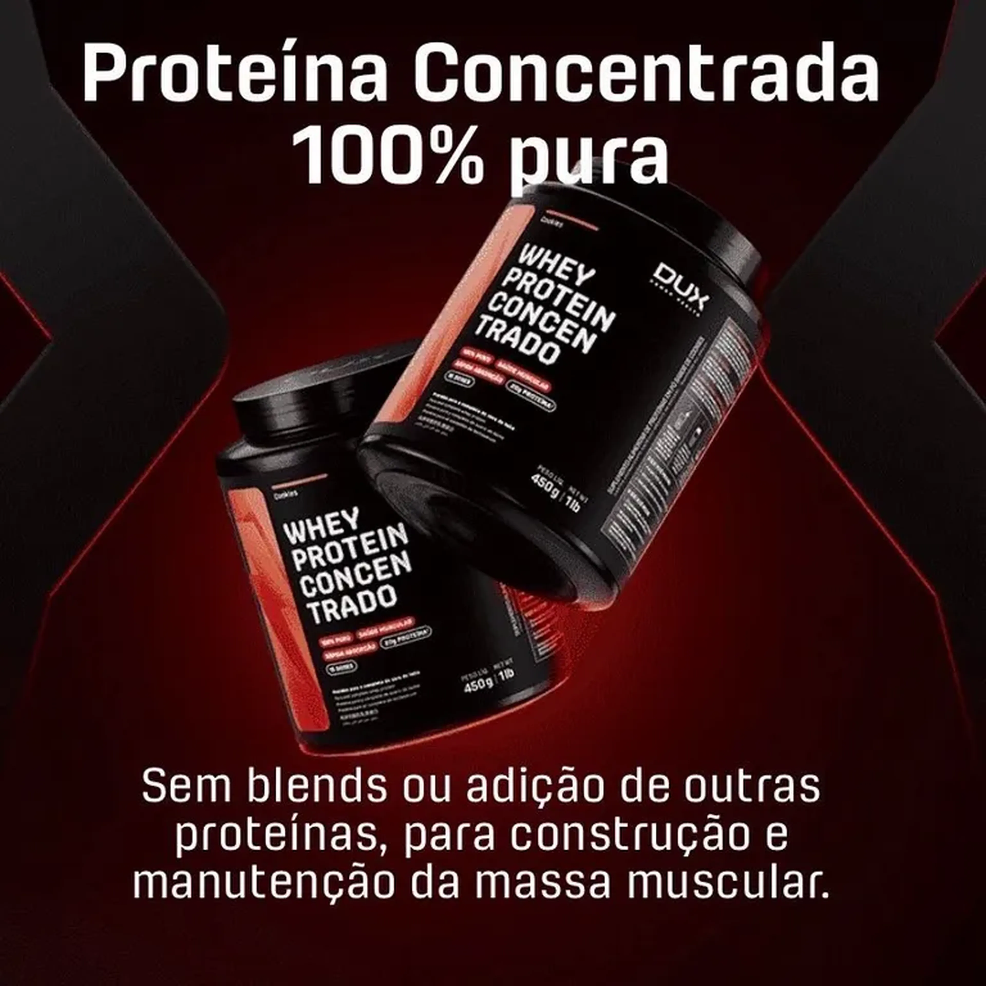 Dux Human Health Whey Protein Concentrado - 450g imagem
