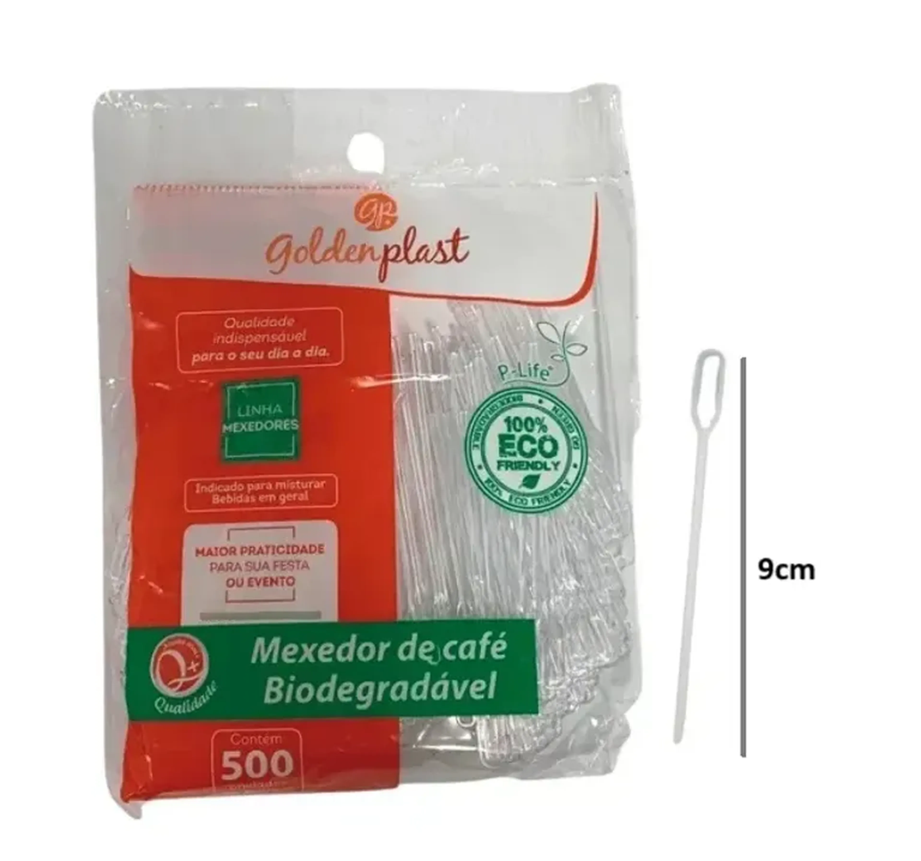 Mexedor de café pct500unid Goldenplast imagem