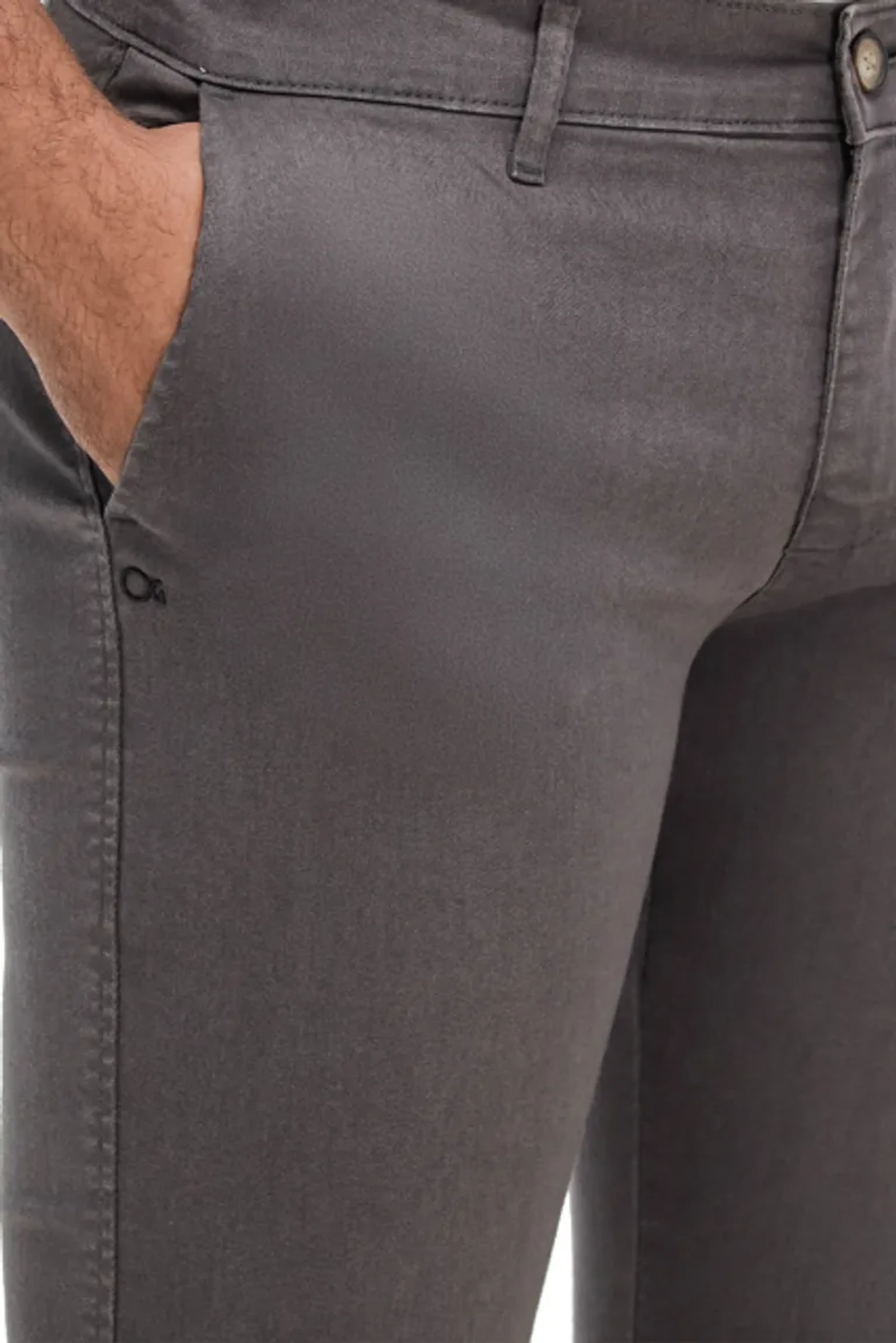 Calça Alfaiataria Cinza Chumbo imagem