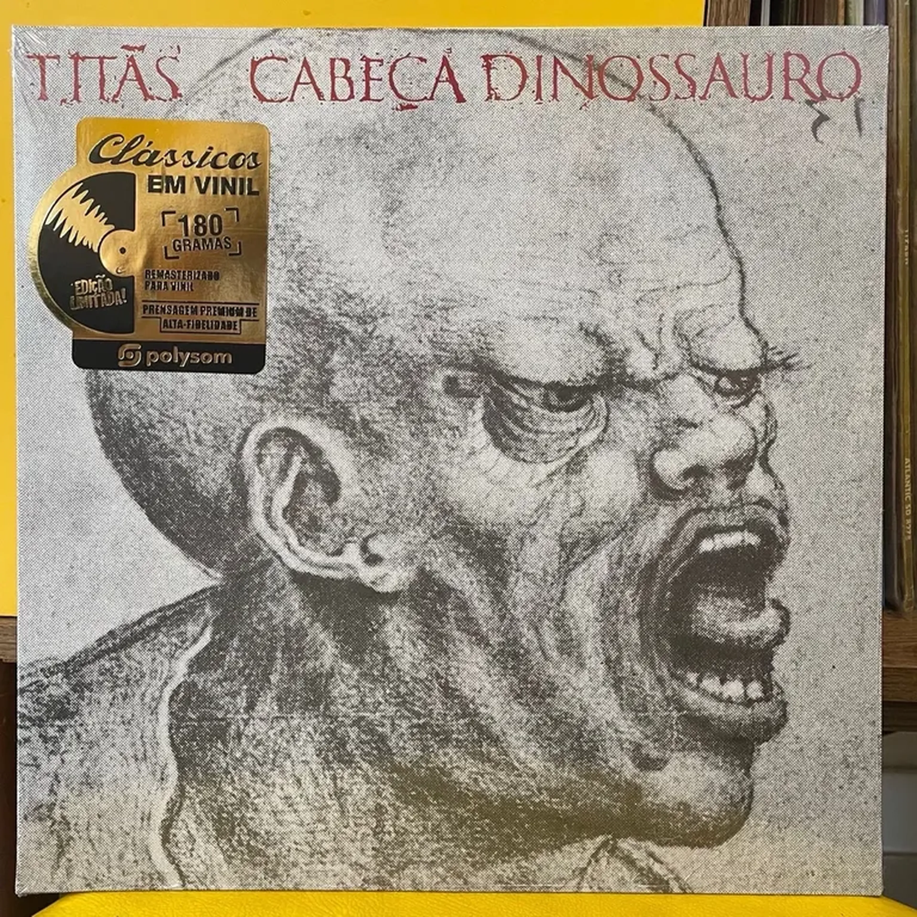 Lp Titãs Cabeça Dinossauro gatefold imagem