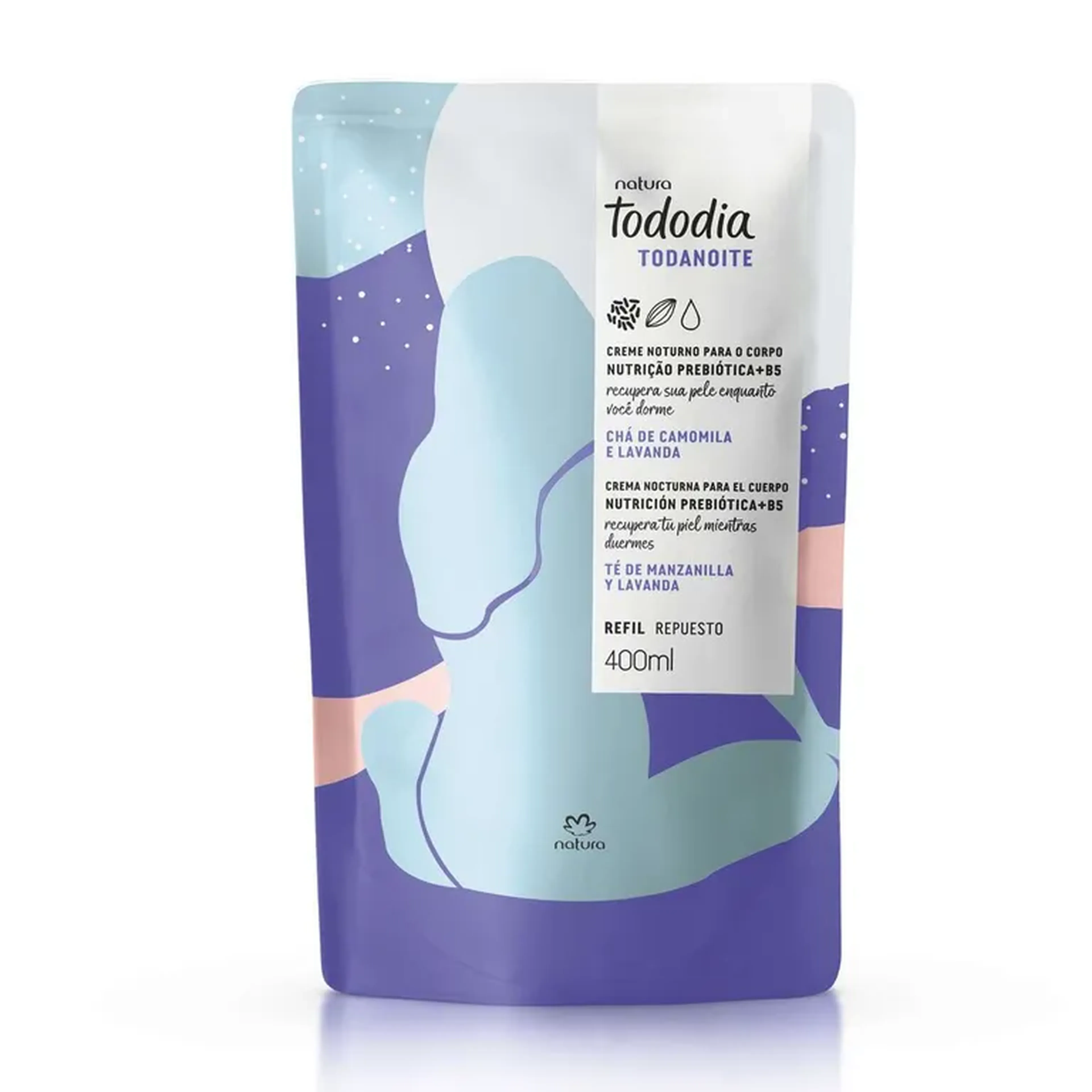 Refil Hid. Chá de Camomila e Lavanda - Todanoite - Natura imagem
