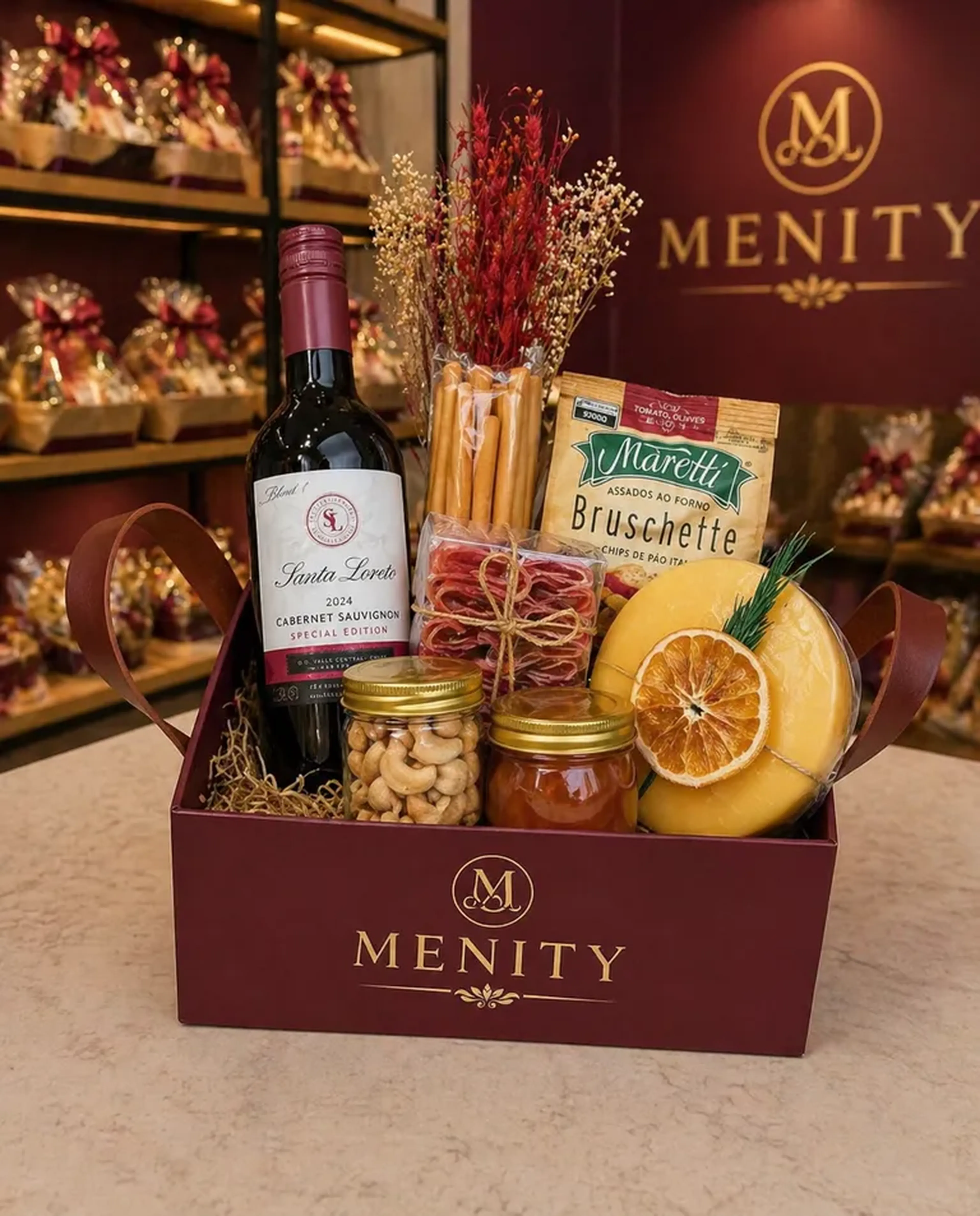 Box Seleção Especial com Vinho e Gourmet - Encomenda 3 dias imagem