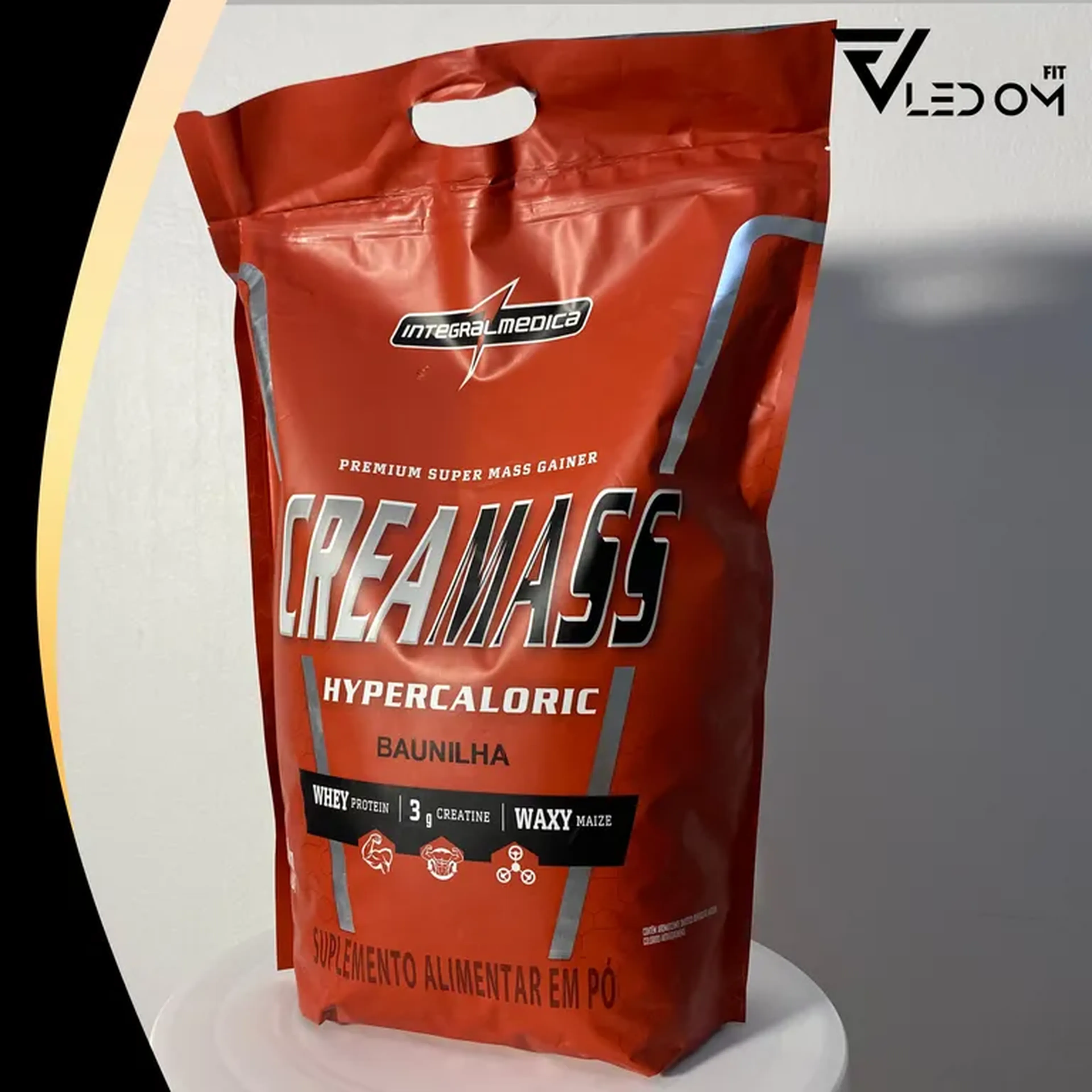 Hipercalórico CreaMass - 3Kg - Baunilha imagem