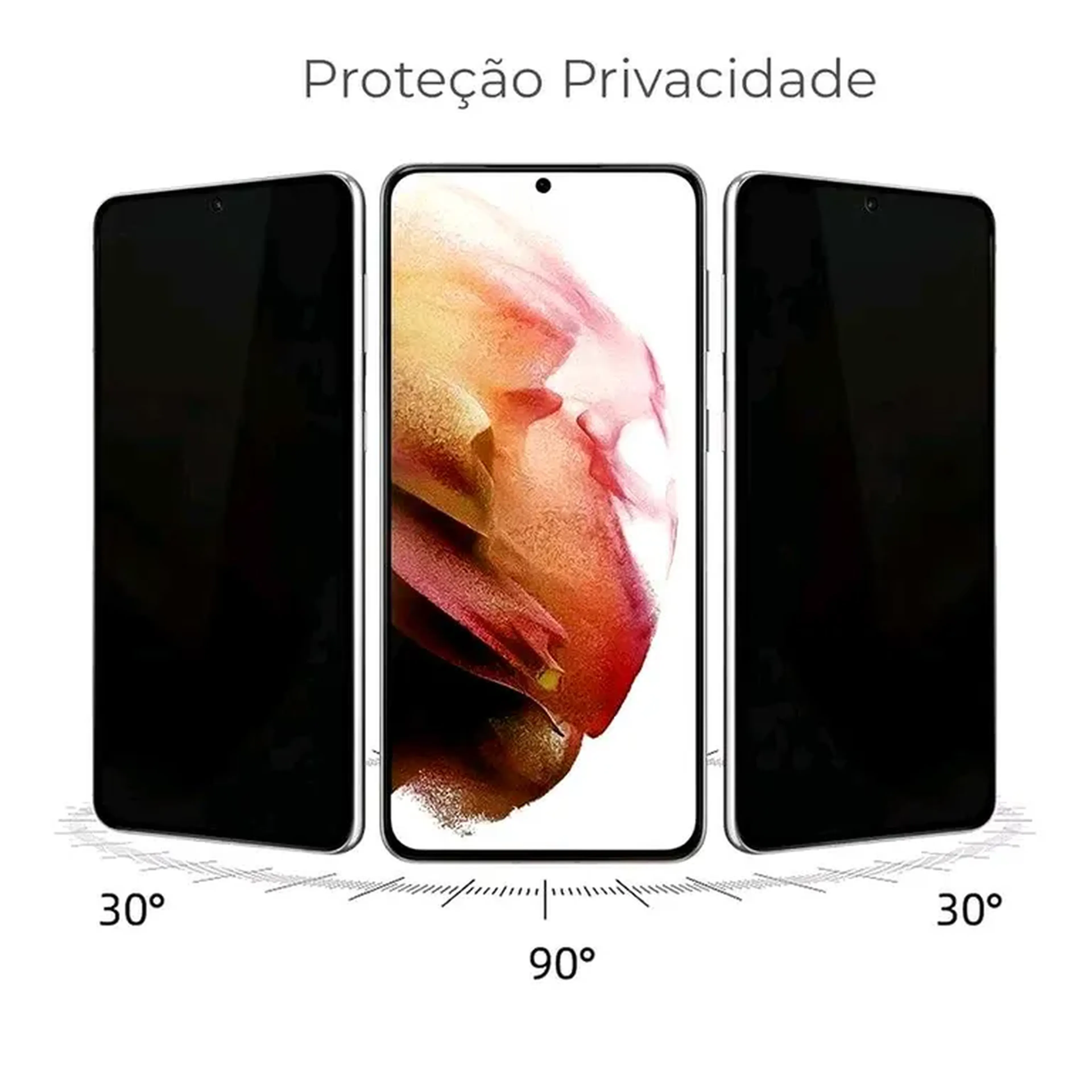 Pelicula Para Moto G53, G22, de Privacidade imagem