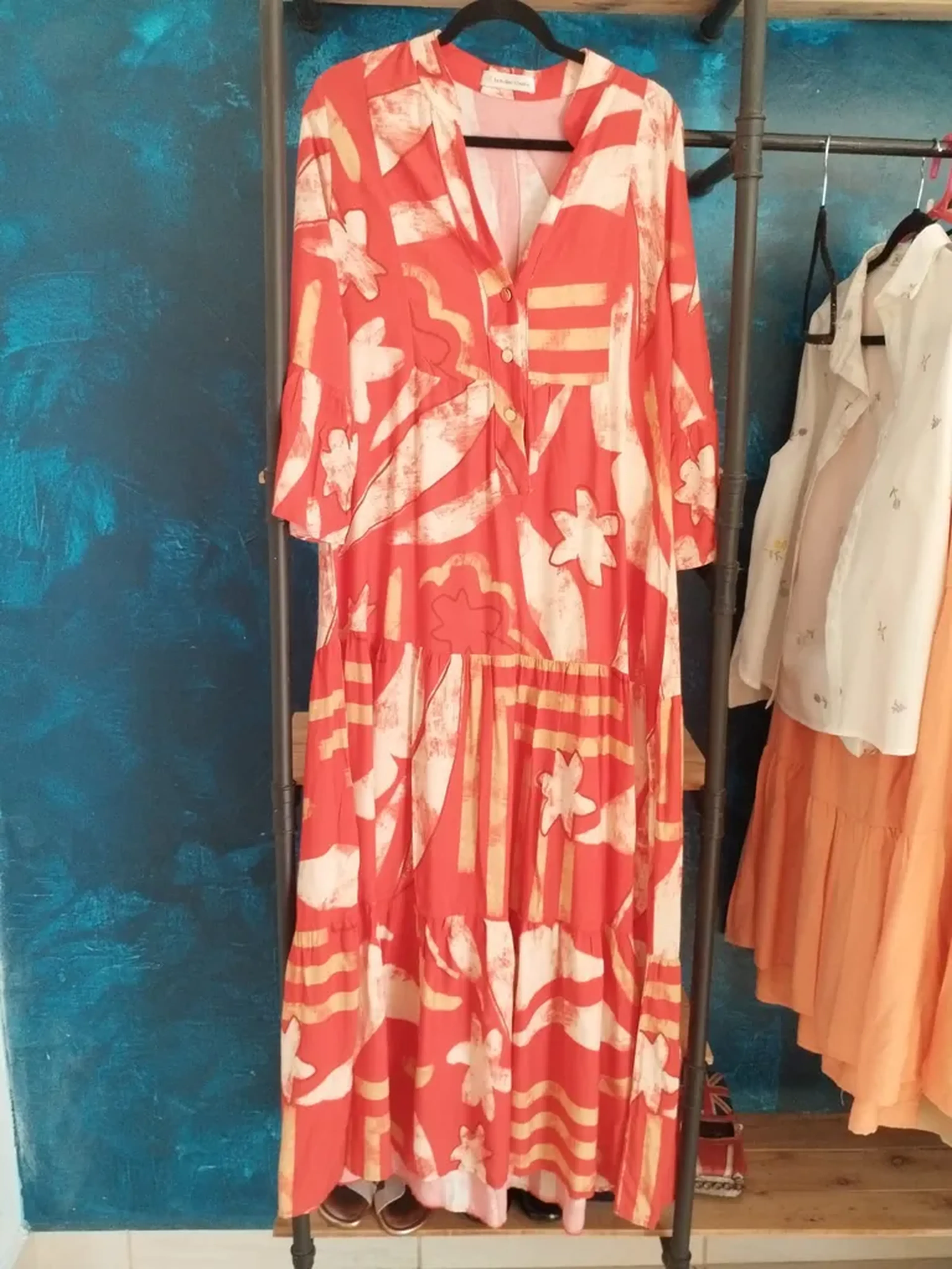 Vestido Laranja JAQUELINE ONOFRE imagem