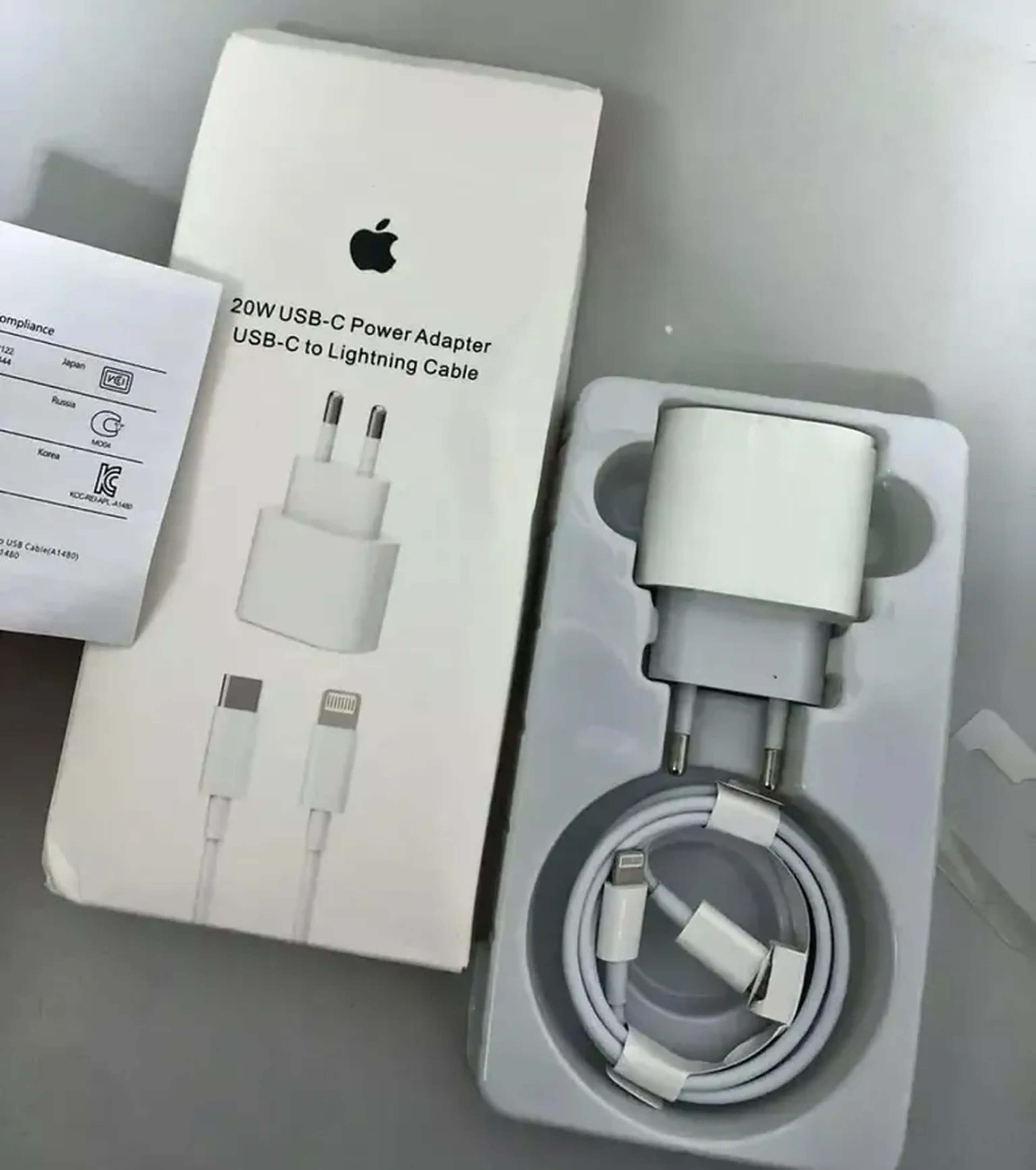 Kit Premium Carregador iPhone 20W + Cabo Tipo-C Lightning imagem