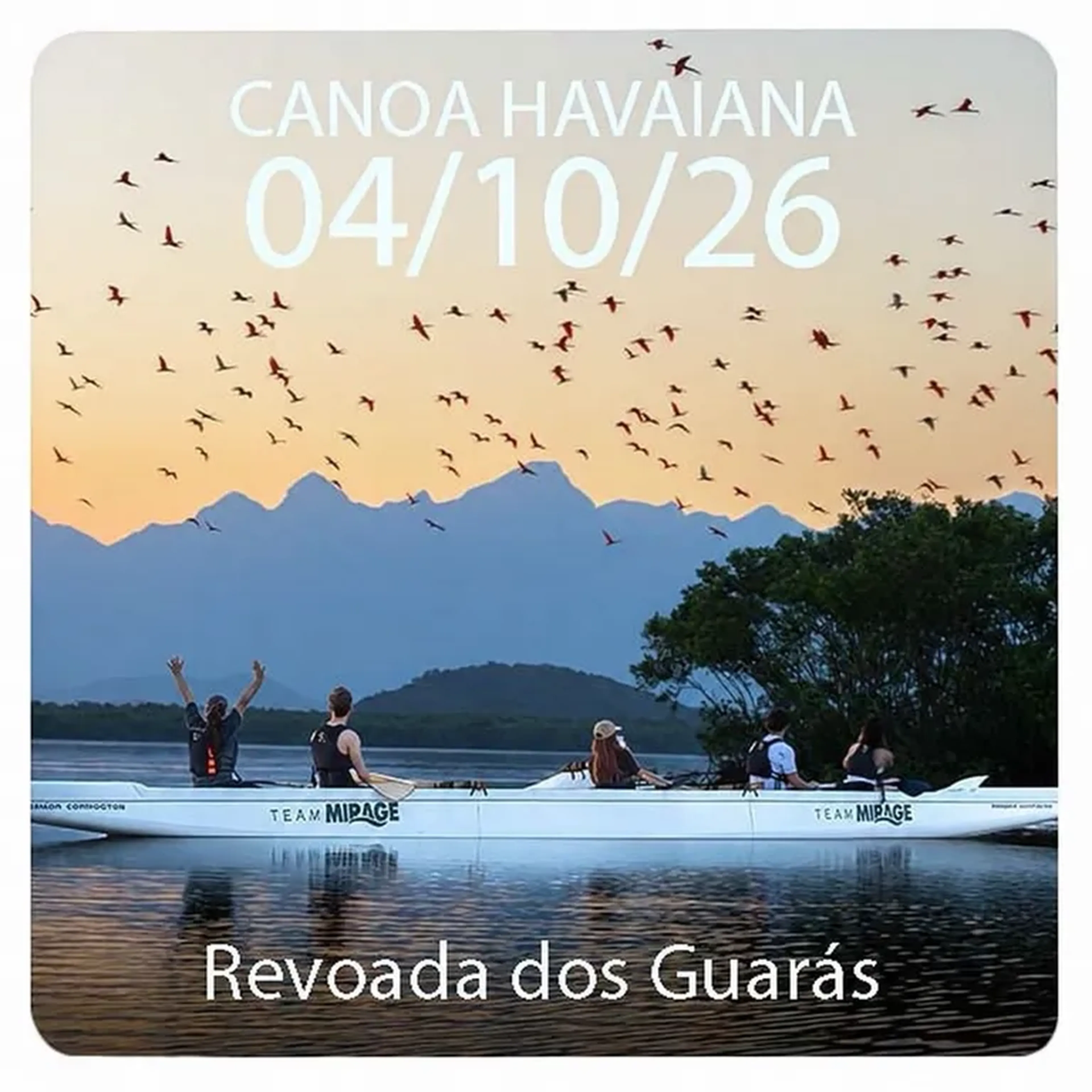 04 10 26 - PASSEIO CANOA HAVAIANA- 16h30 imagem