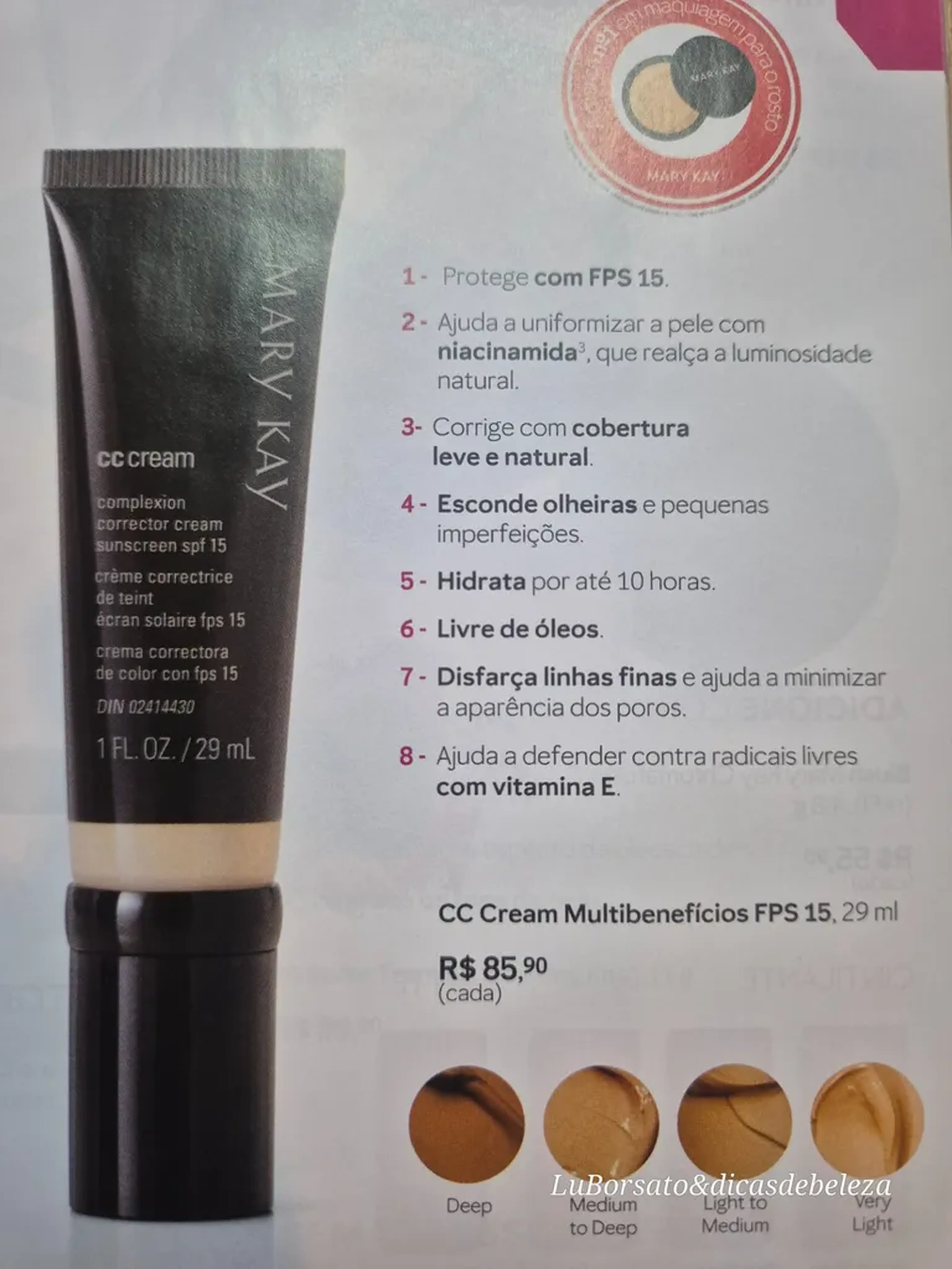 CC CREAM Multibenefícios fps15 imagem