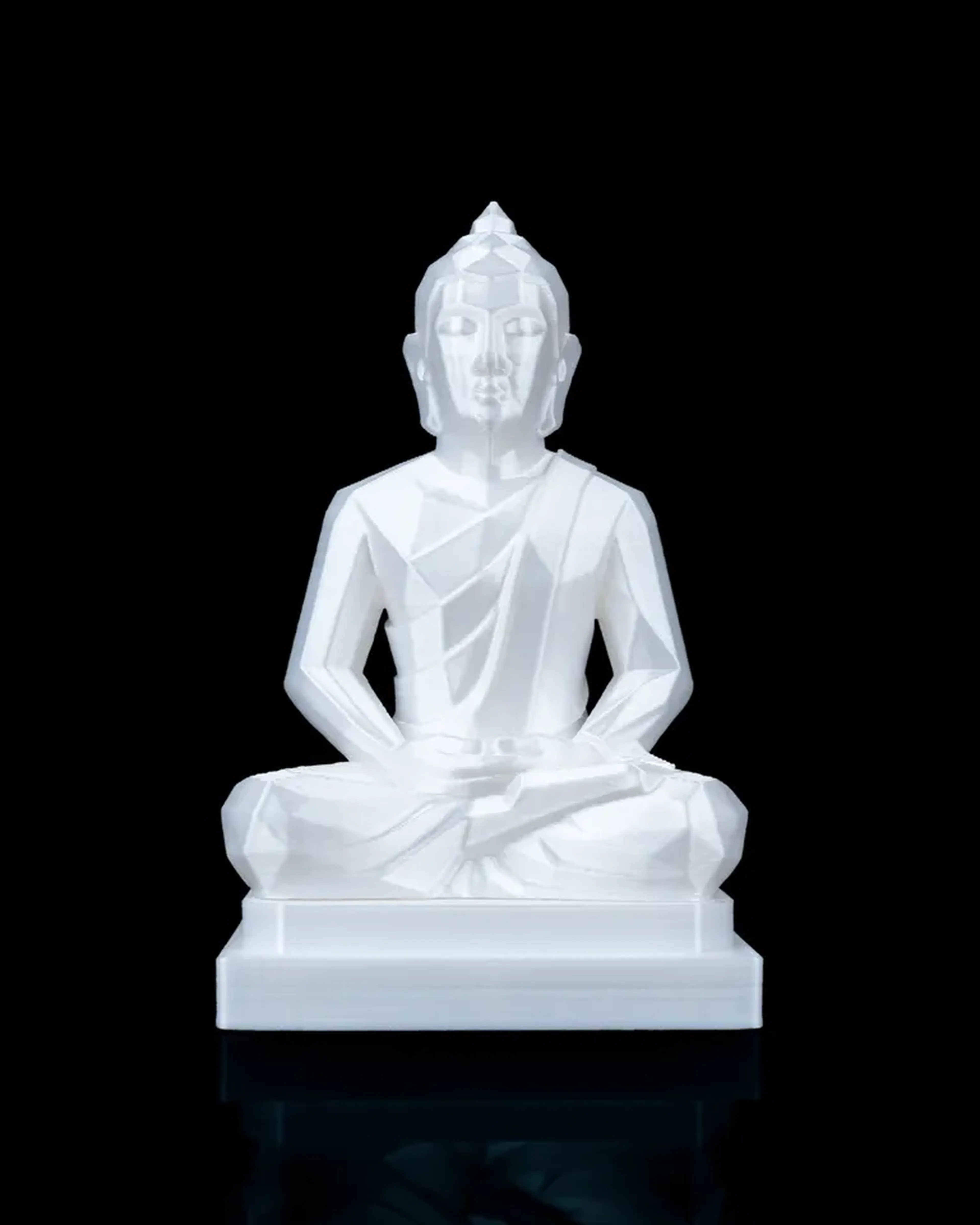 Estátua de Buda Decorativa Impressa em 3D imagem