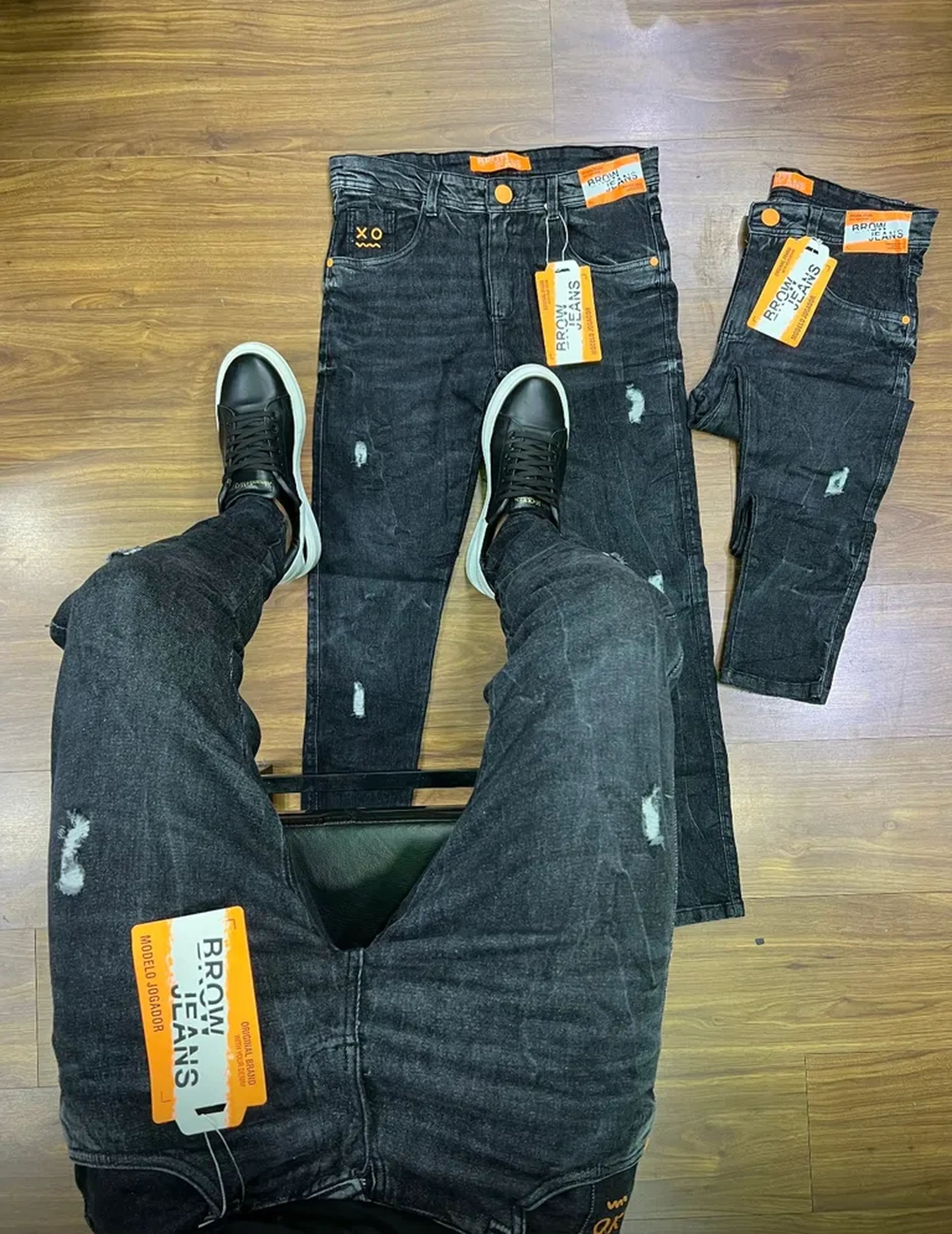 Calça Jogador Brow Jeans imagem