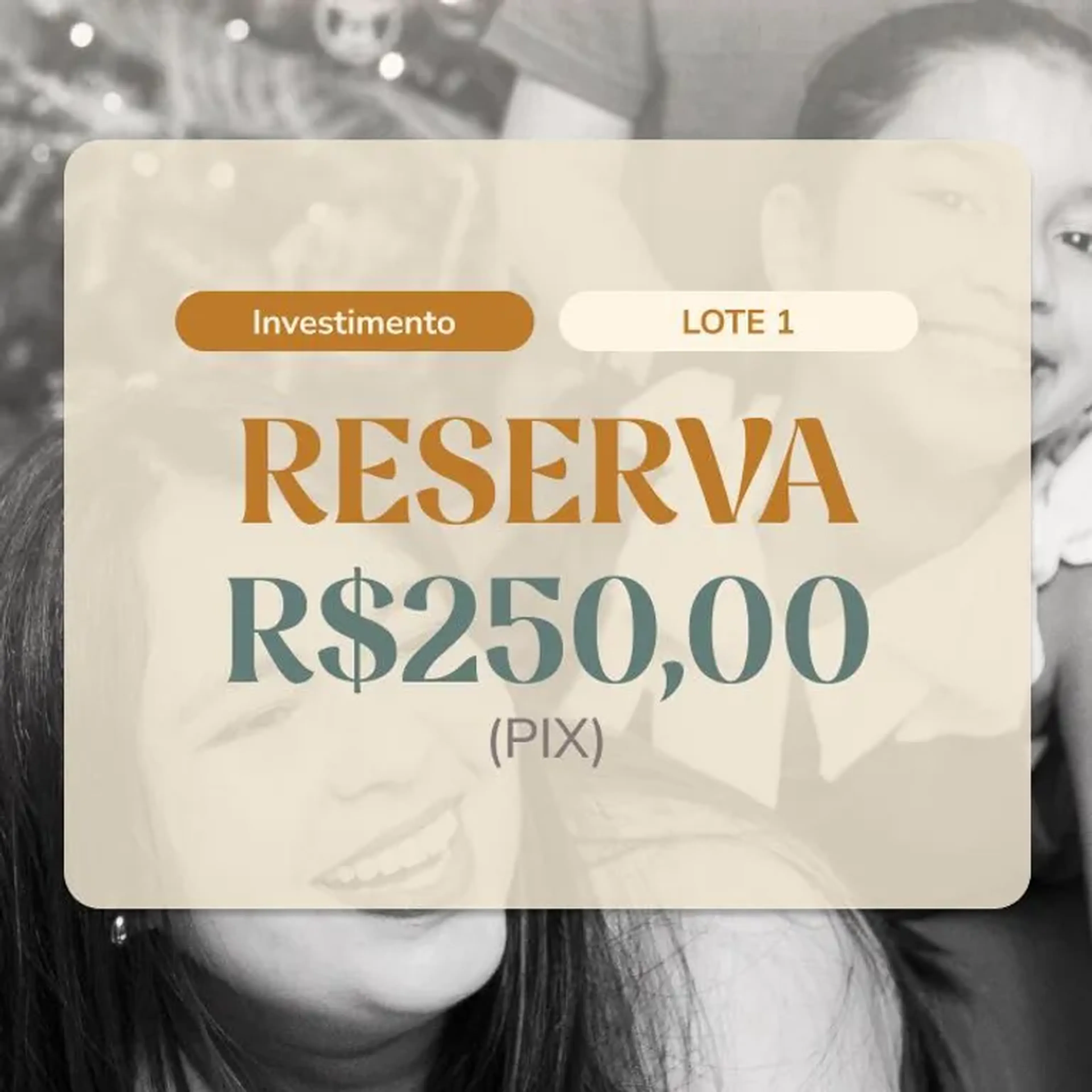 Reserva via Pix imagem