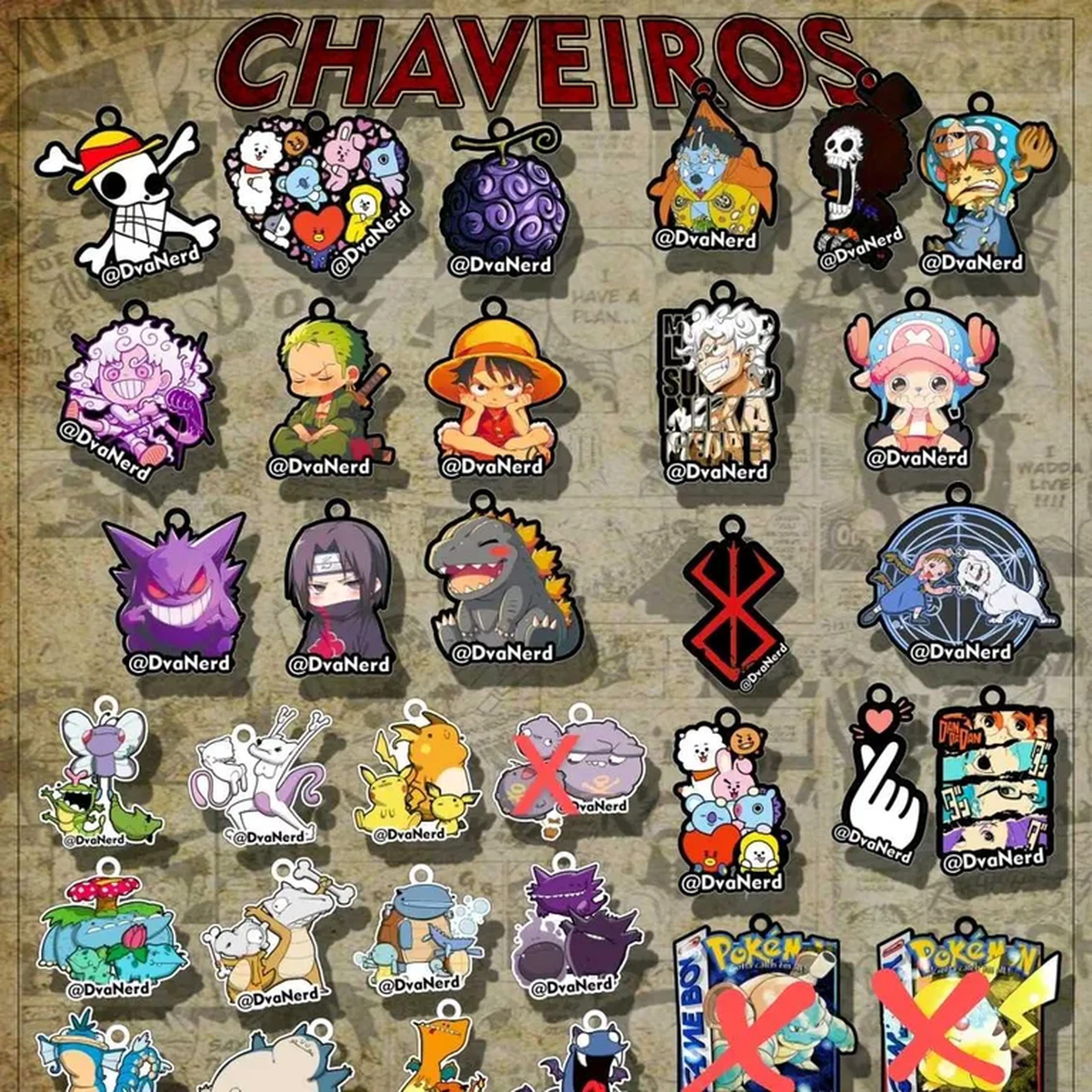 Chaveiros MDF (Personalizados) imagem