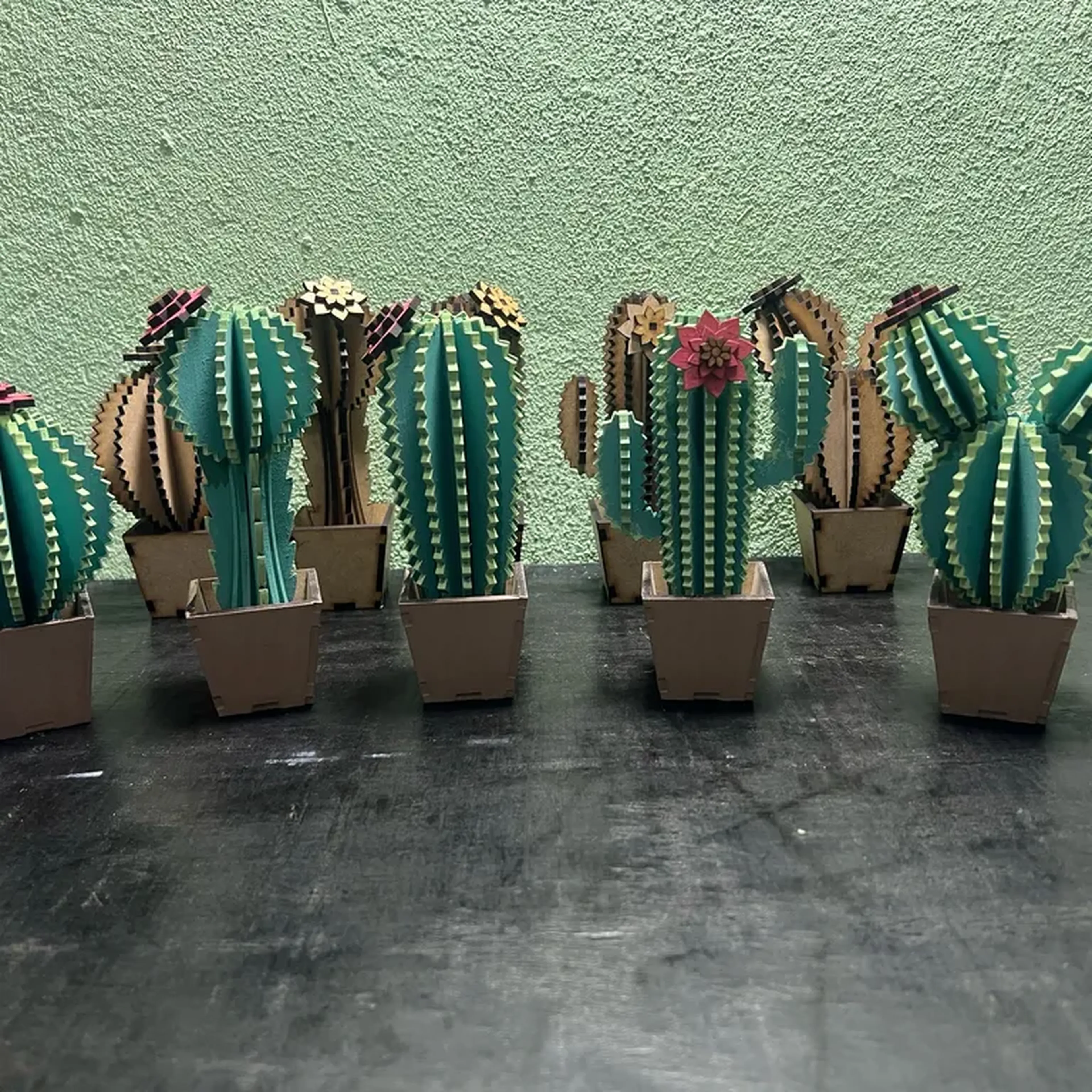 CACTOS ARTESANAL MDF 3mm imagem