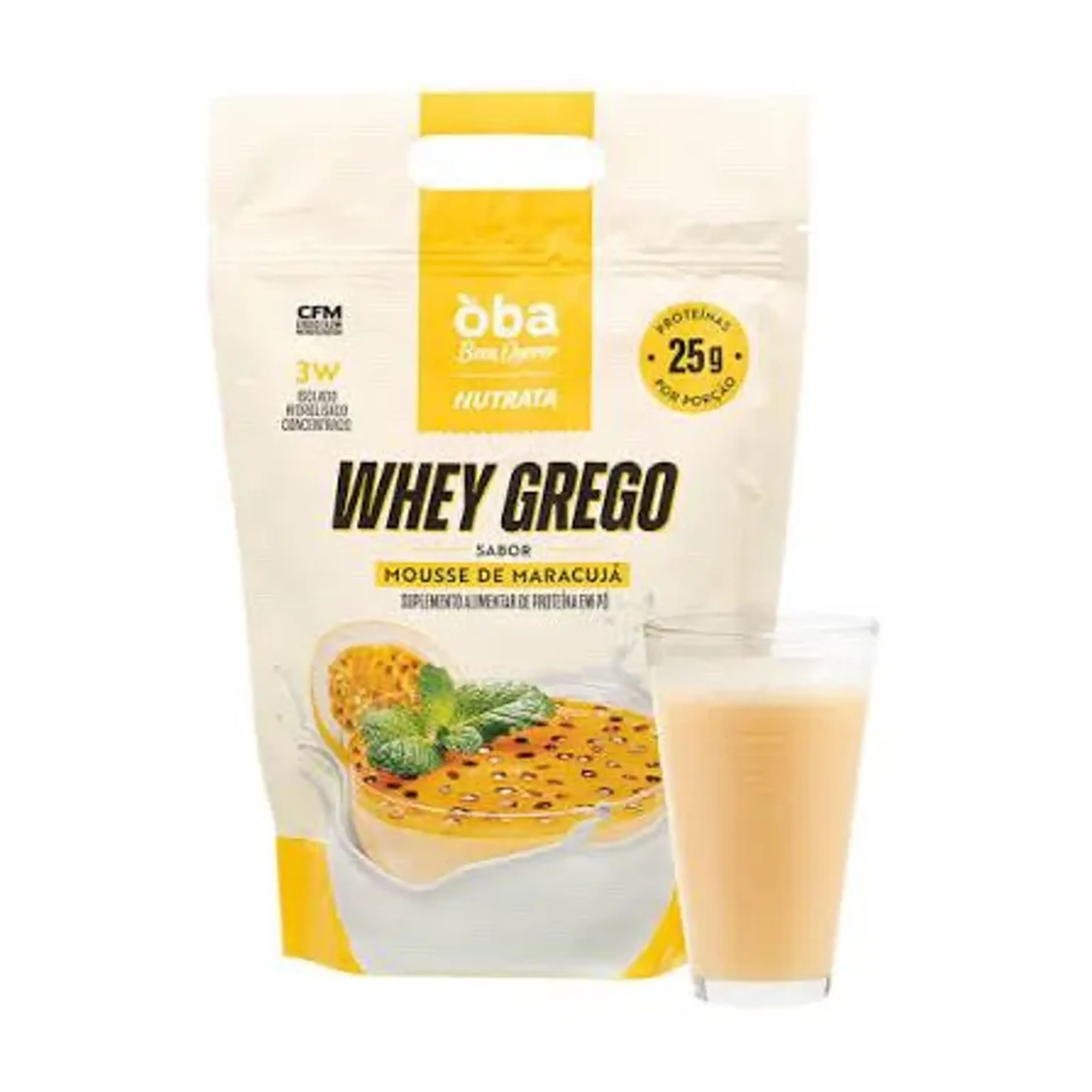 Whey Grego Nutrata - Linha Oba Bem Querer imagem