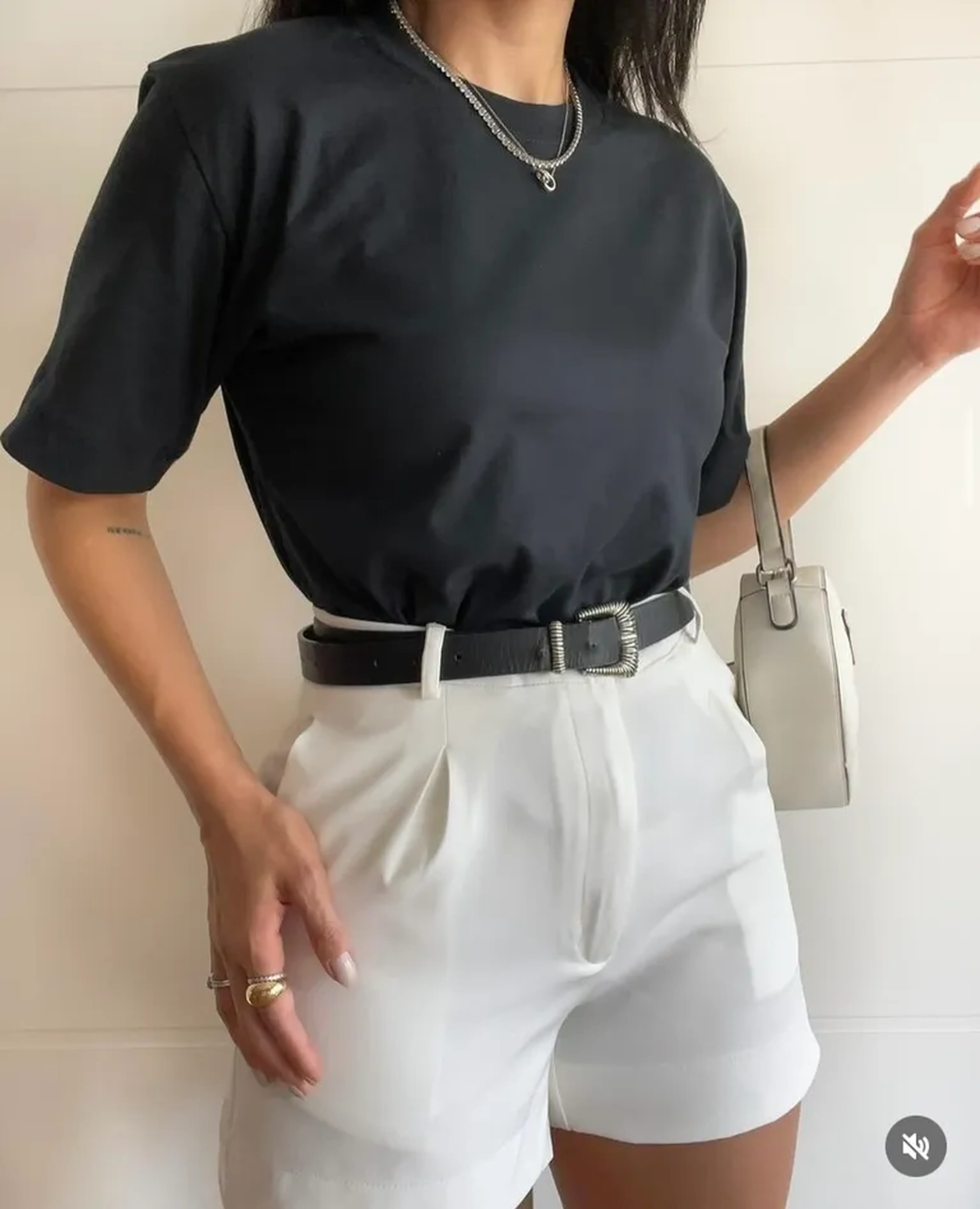 Shorts alfaiataria, M , off imagem