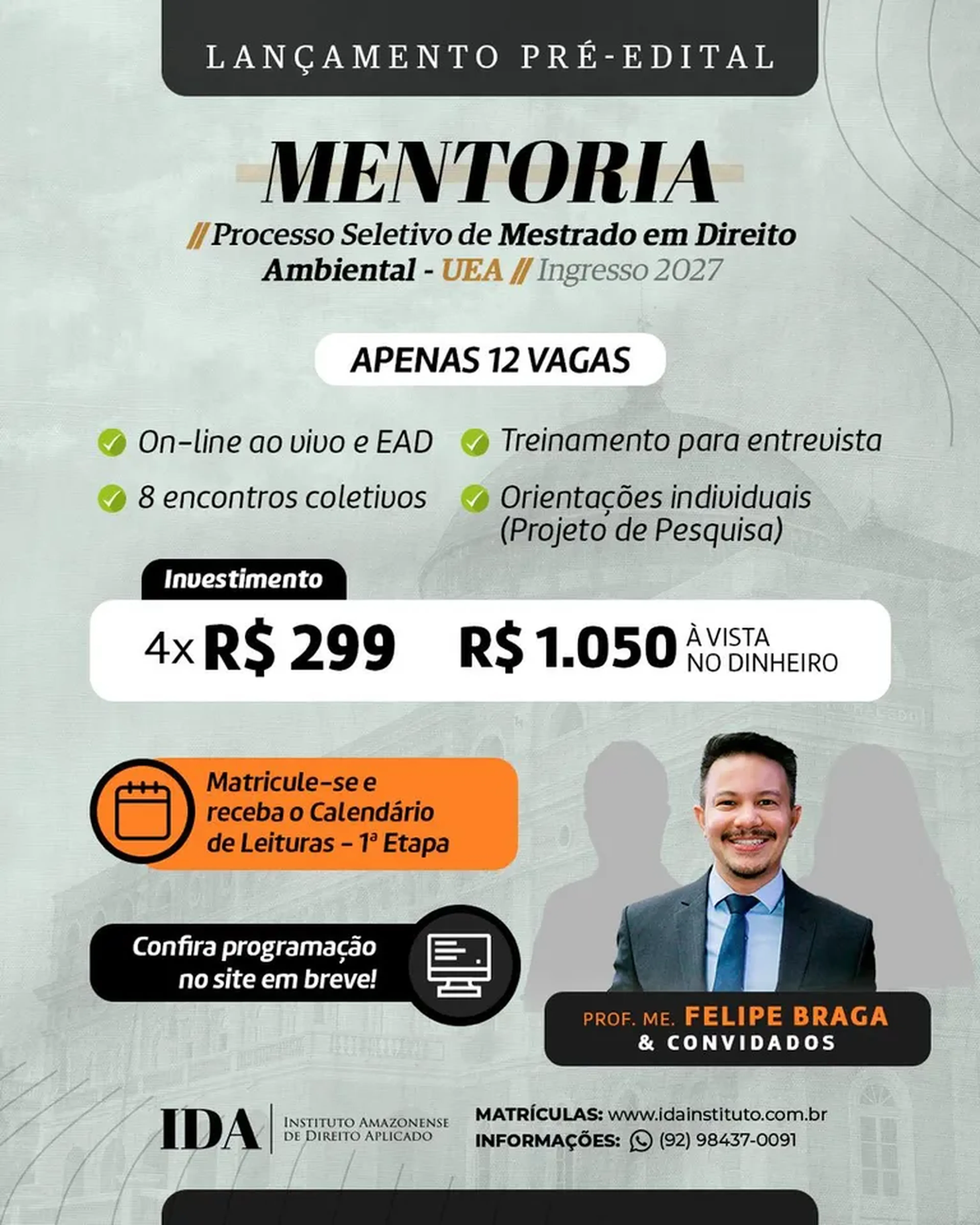 Mentoria - Mestrado em Direito UEA imagem