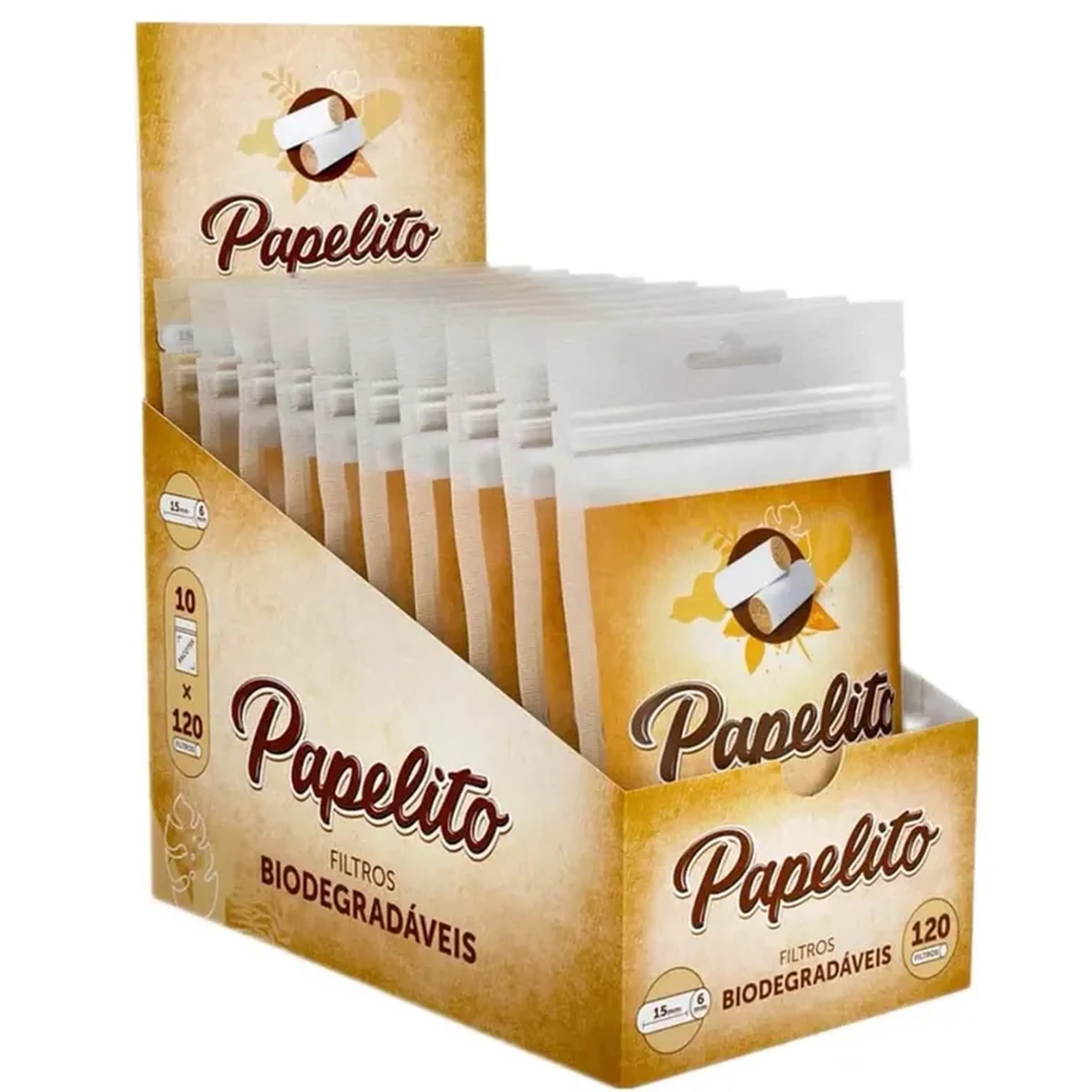 filtro papelito biodegradável imagem