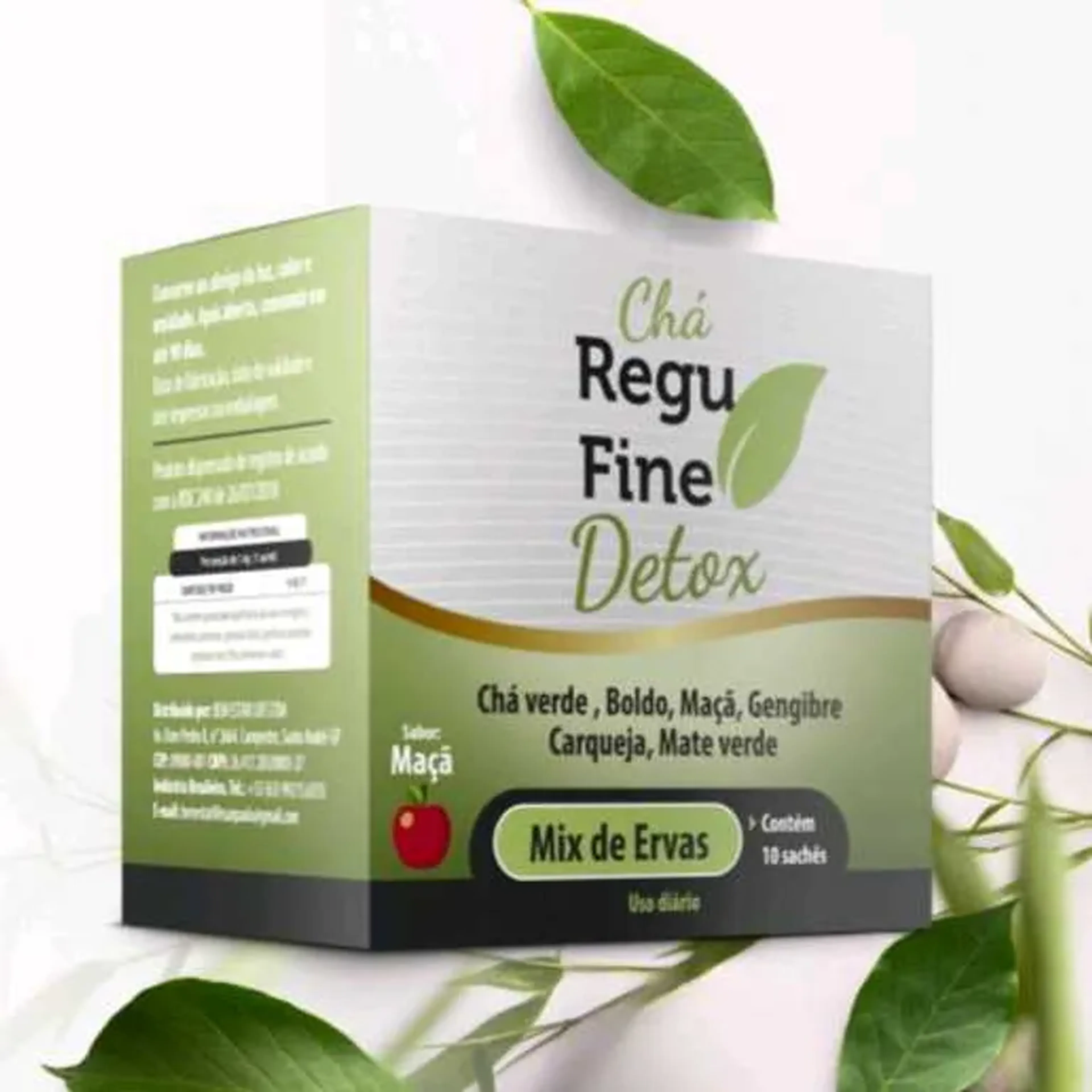 Chá Regu Fine Detox 10 sachês imagem