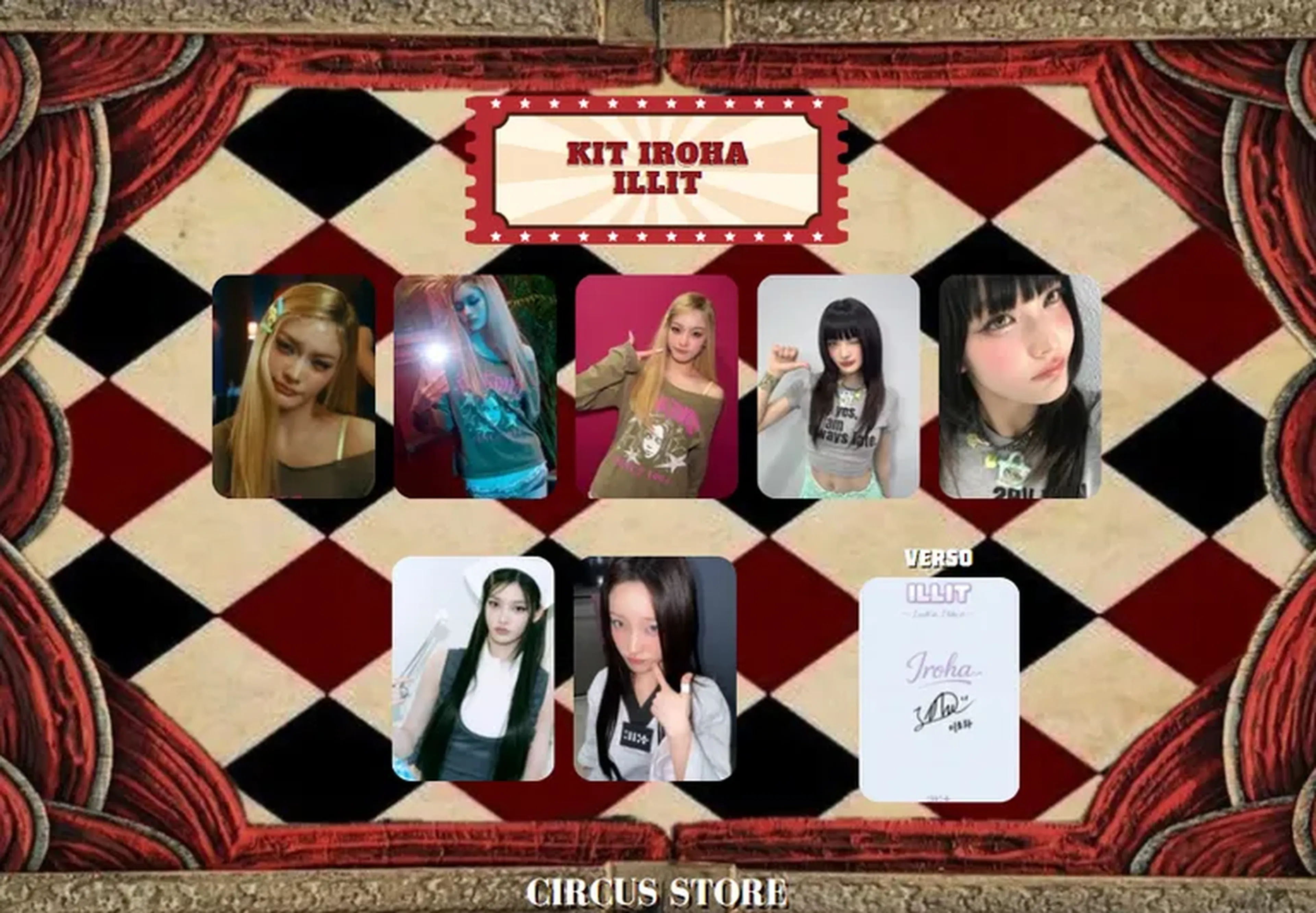 KIT PHOTOCARDS - IROHA ILLIT imagem