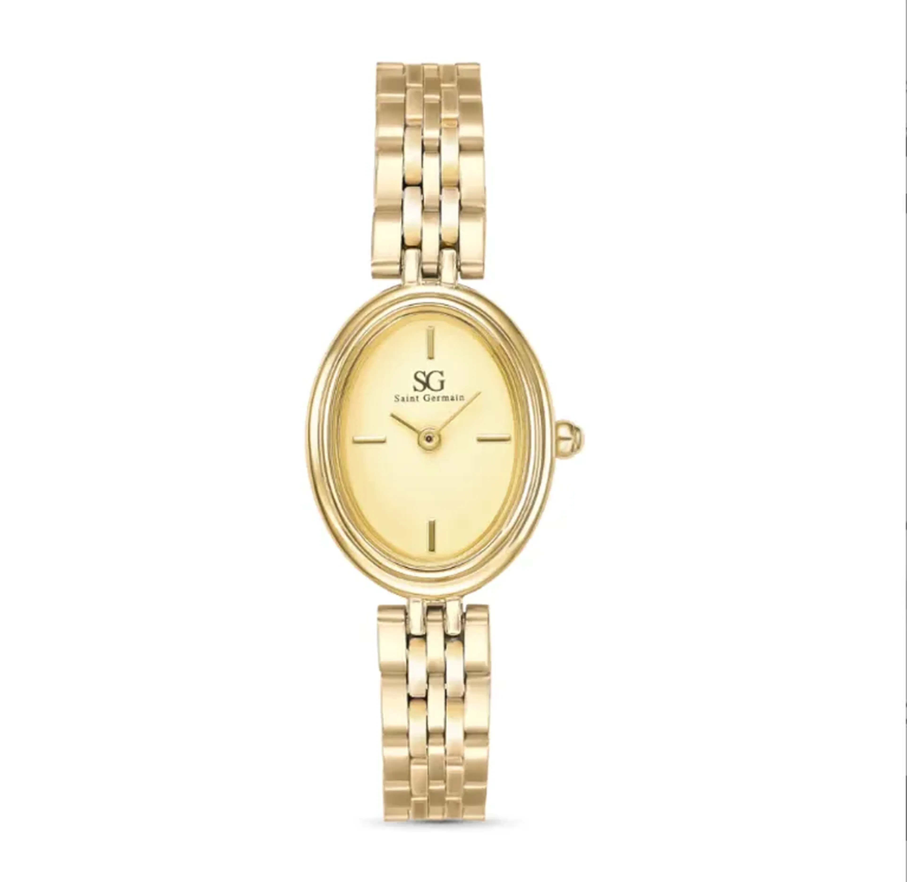 RELÓGIO FEMININO OVAL VERSAILLES DOURADO imagem