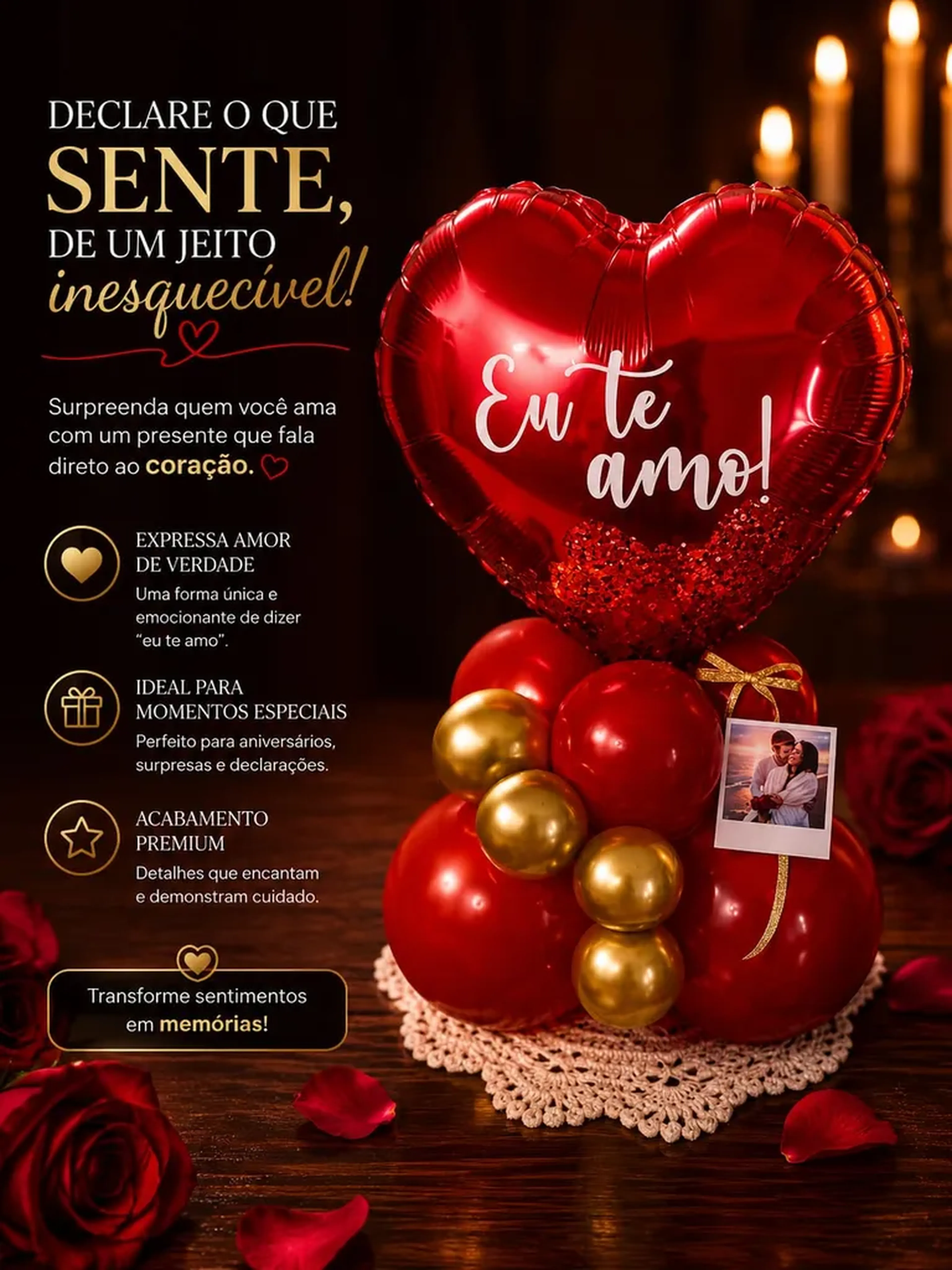 Balão personalizado Coração imagem